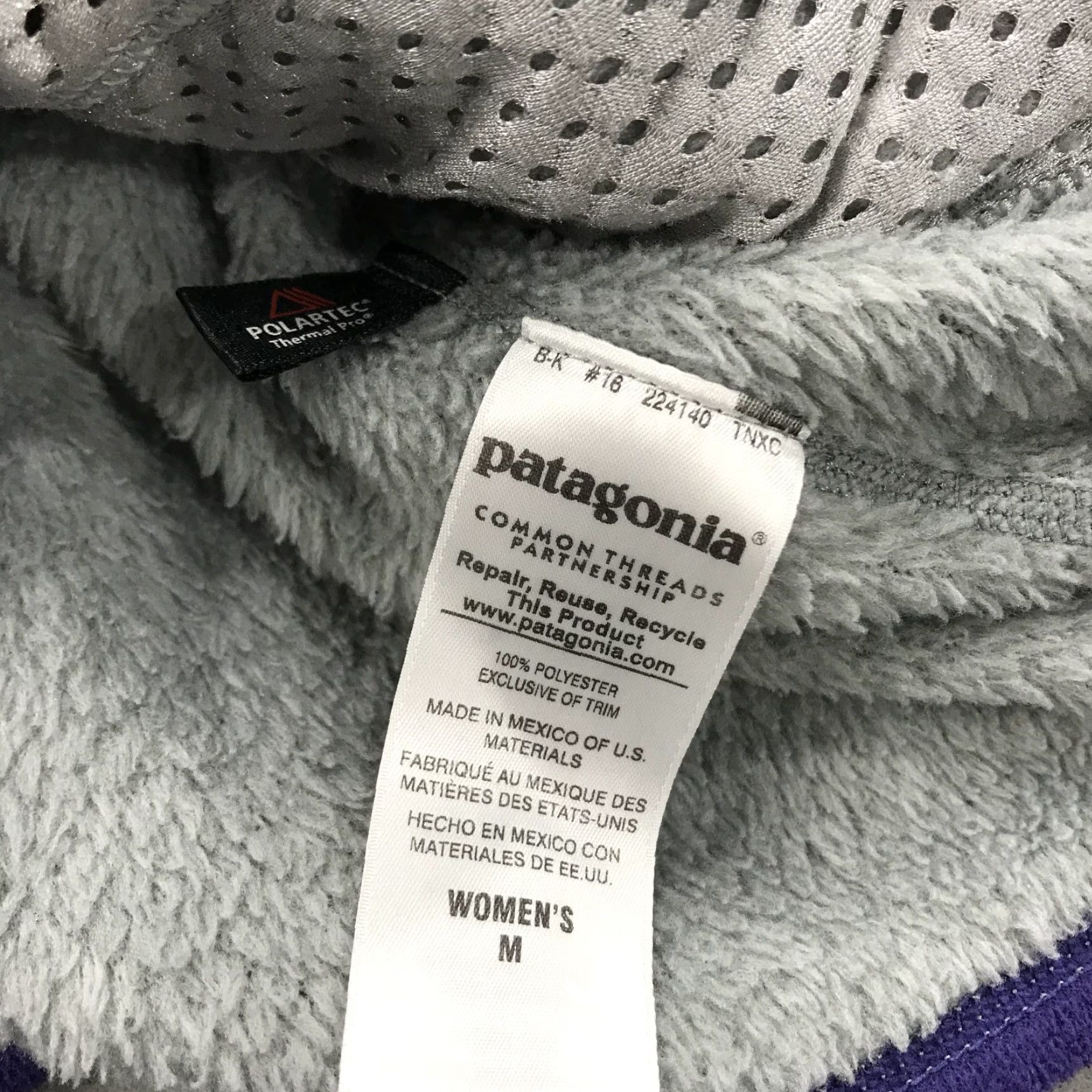 Patagonia Patagonia Jacket Womens M Gray Fleece Re-Tool Snap T Pullover Sweater Basic Jacket Outdoor Casual Size M / US 6-8 / IT 42-44 - 6 Thumbnail