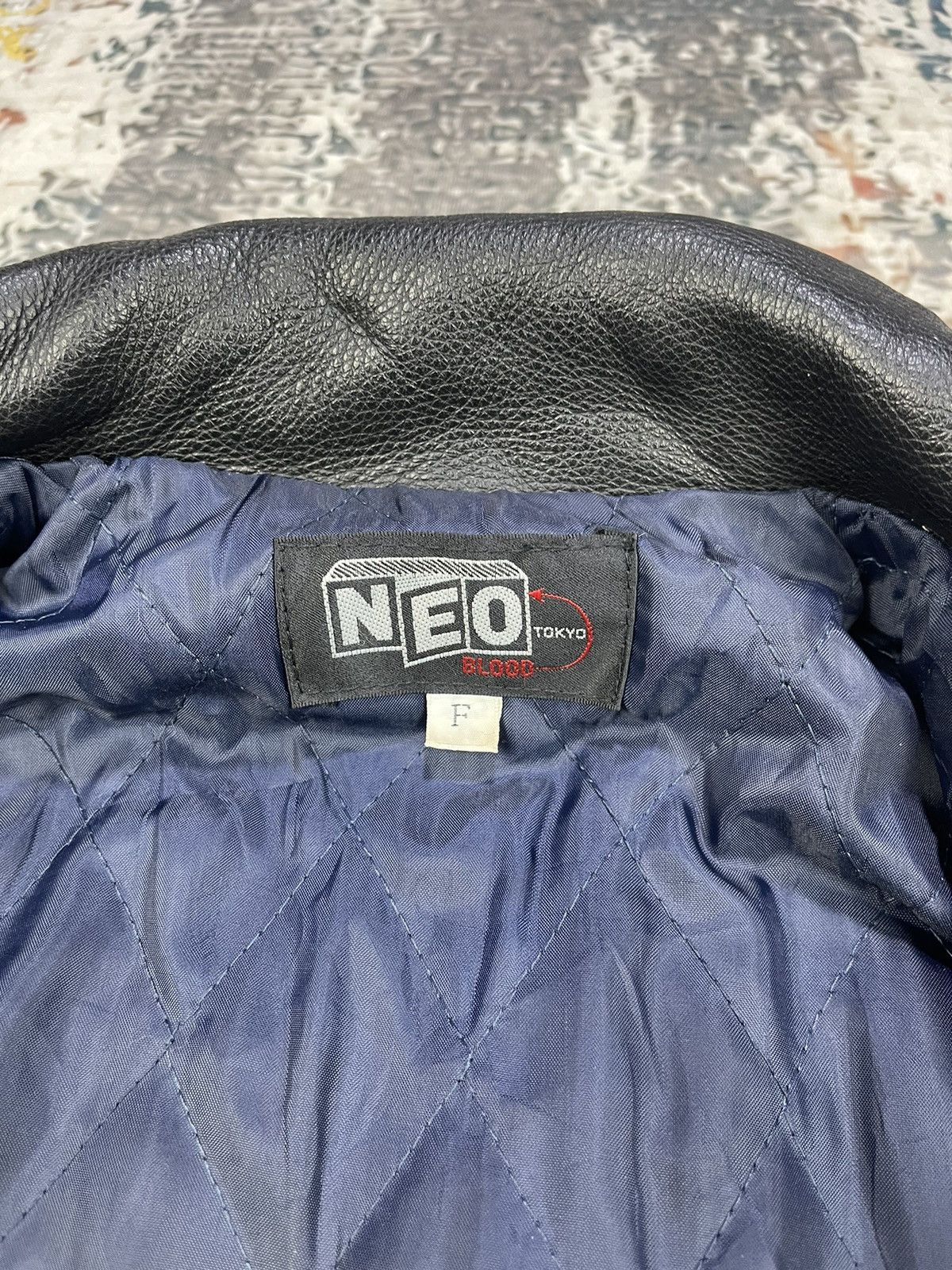 Vintage Vintage Neo Blood Tokyo Cowhide Varsity Jacket Size US L / EU 52-54 / 3 - 14 Thumbnail