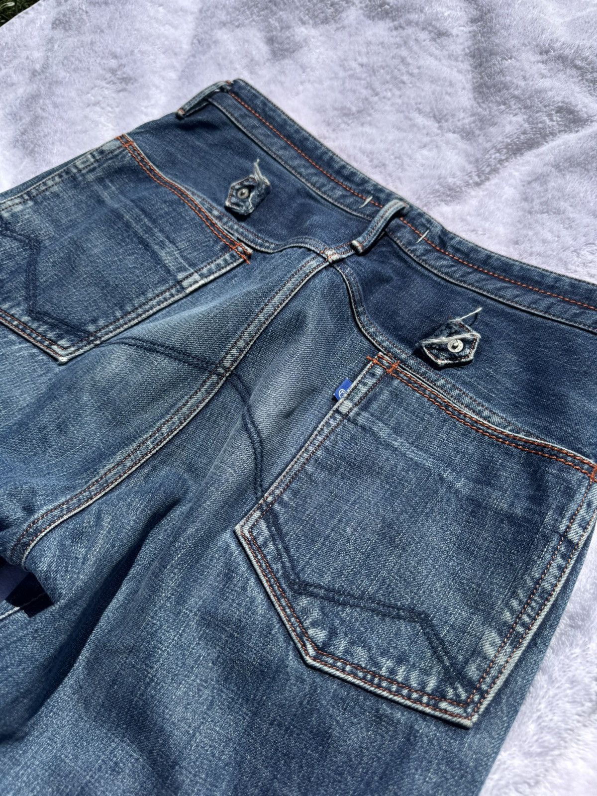 Nonnative Nonnative Rainbow Selvedge Distressed Denim Size US 31 - 5 Thumbnail