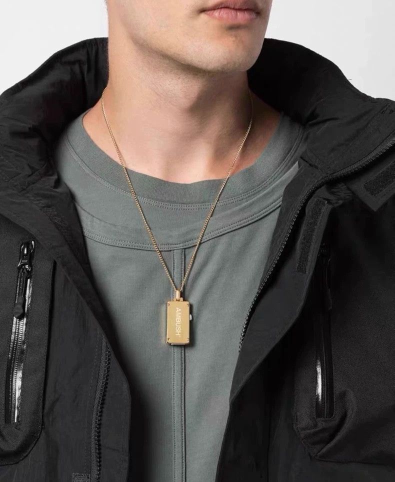Ambush Design AmbushGold-plated USB silver necklace 2503-Nextarrow Size ONE SIZE - 3 Thumbnail
