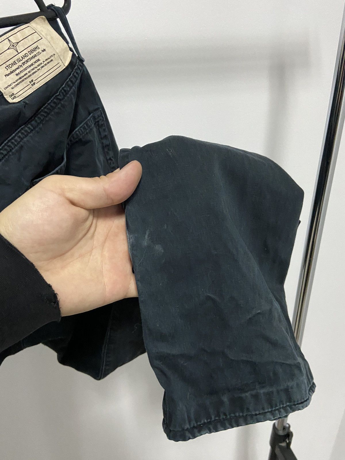 Massimo Osti × Stone Island × Vintage Stone Island Denims logo pocket Vintage jeans Pants Size US 32 / EU 48 - 12 Thumbnail