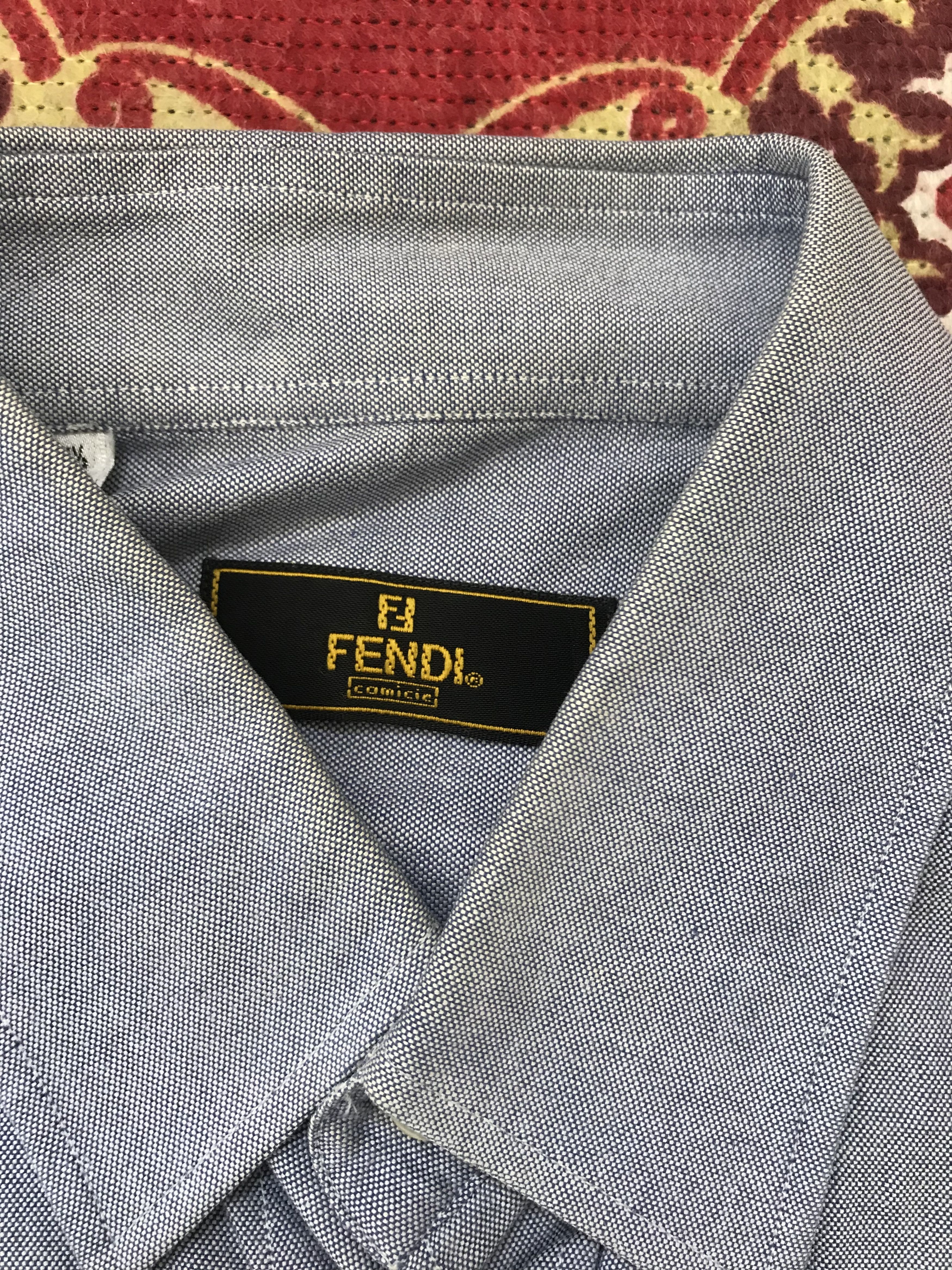 Fendi Vintage fendi shirt Size US L / EU 52-54 / 3 - 5 Thumbnail