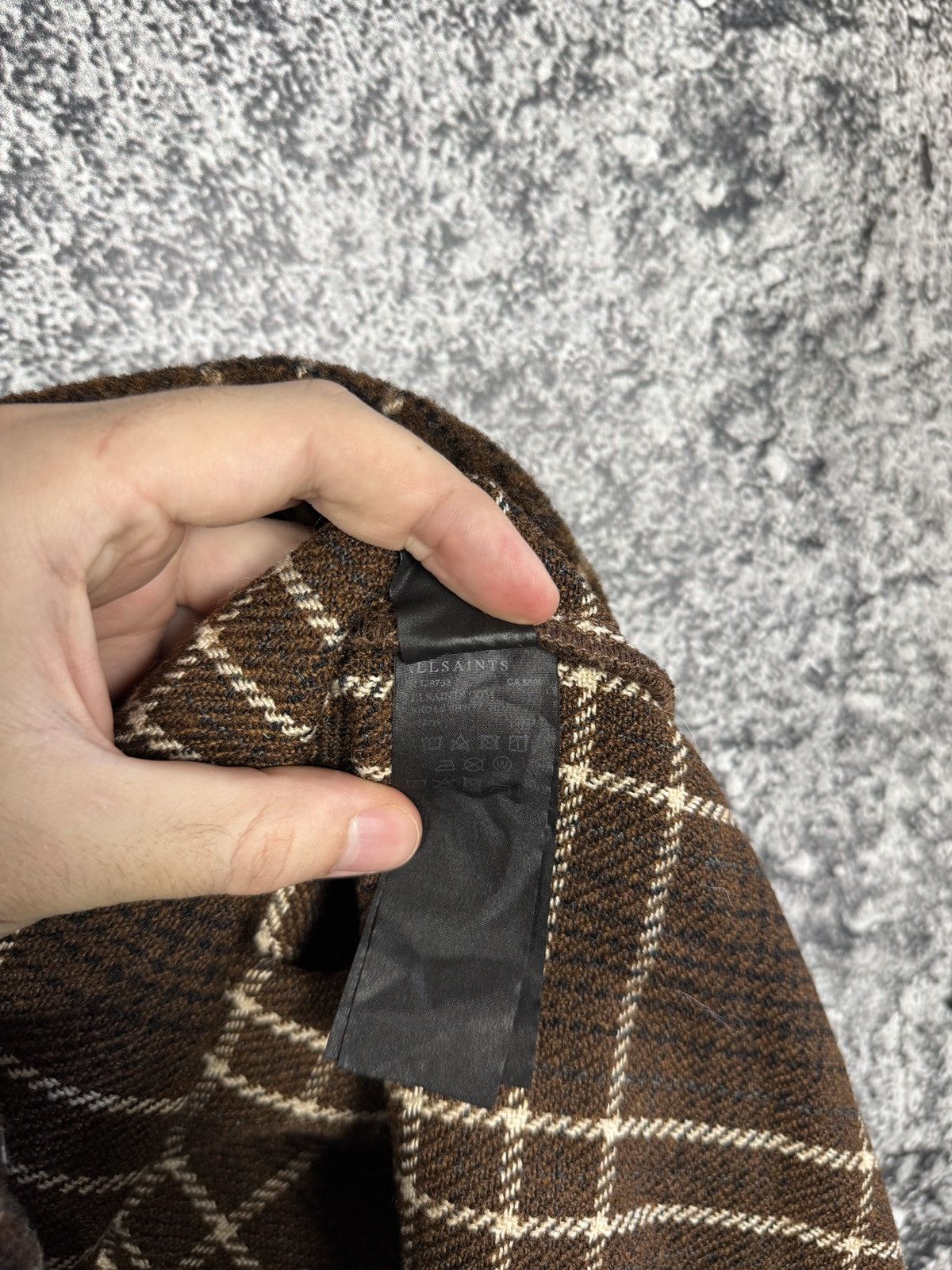 Allsaints Allsaints Nikko Long Sleeve Overshirt Heavyweight Shirt Sz M Size US M / EU 48-50 / 2 - 8 Thumbnail