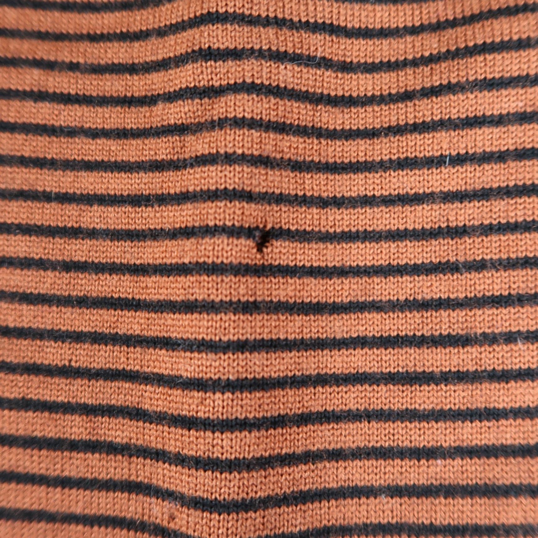 Yves Saint Laurent VINTAGE Yves Saint Laurent Striped Wool Sweater Dress M Women's Orange 80s 90s Knit Crew Neck Long Sleeve Casual Sweatshirt Dress Mens Womens? Size M / US 6-8 / IT 42-44 - 6 Thumbnail