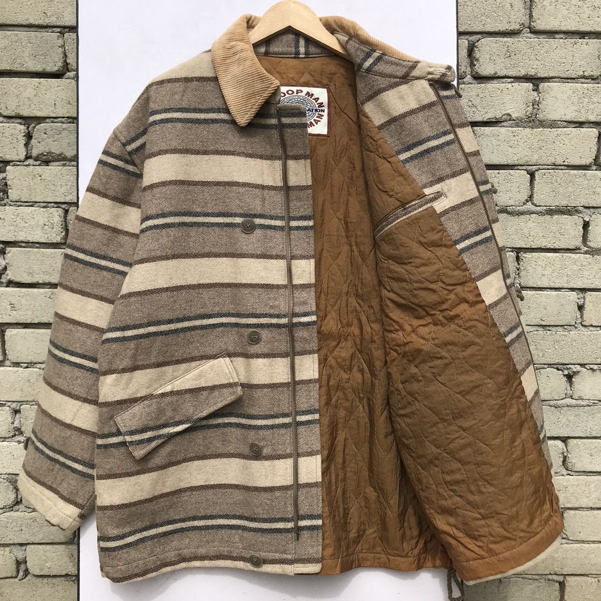 Vintage Vintage Scoop Man Bew Generation Wool Jacket Size US XL / EU 56 / 4 - 4 Thumbnail