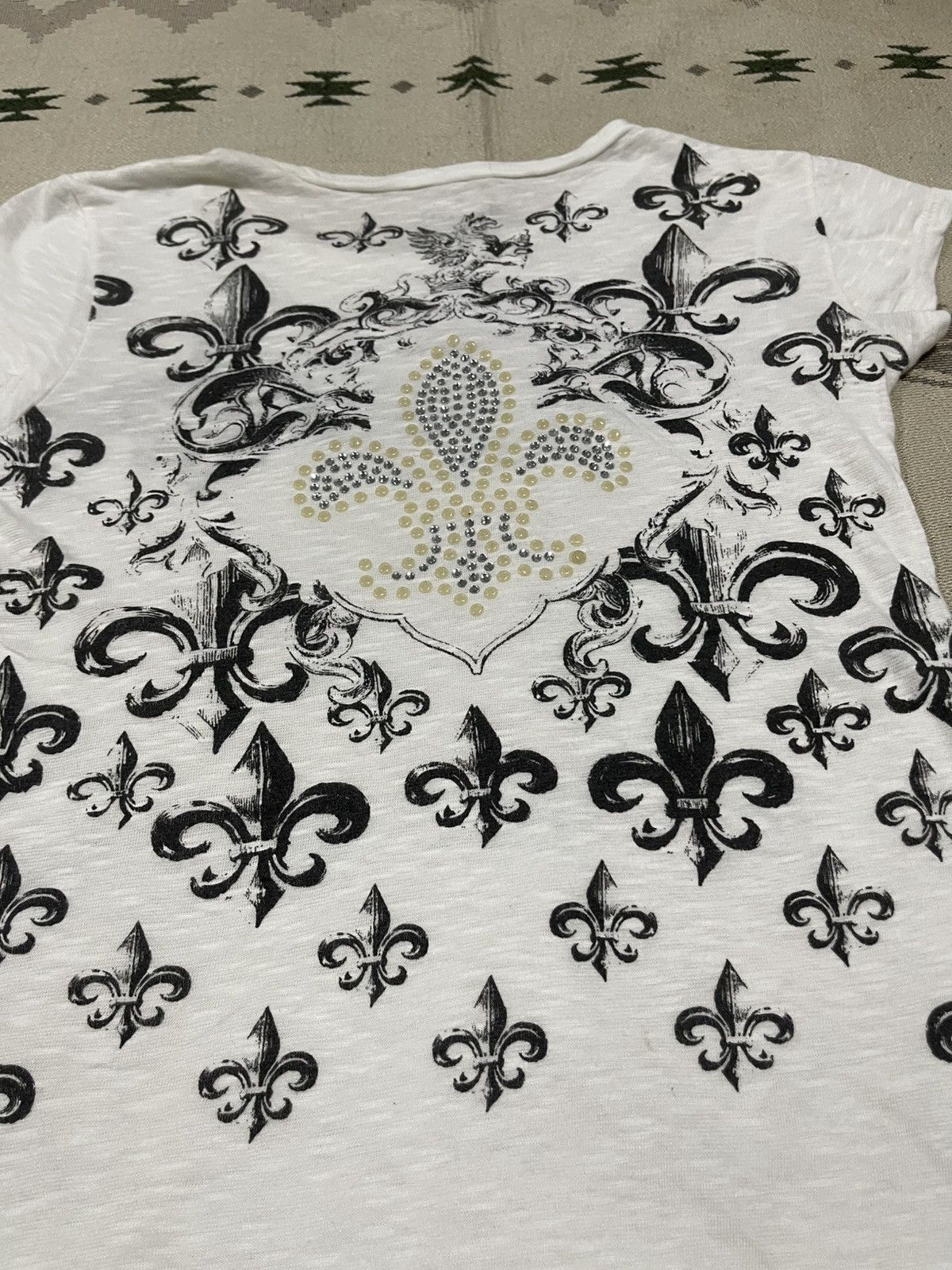 If Six Was Nine 2000s JACOB FLEUR DE LIS SHIRT RARE DESIGN Size M / US 6-8 / IT 42-44 - 10 Thumbnail