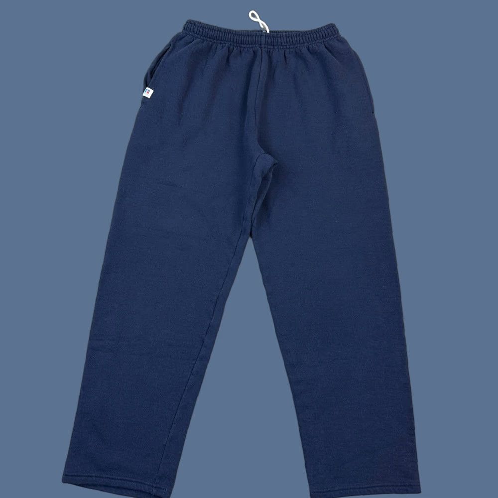 Russell Athletic VINTAGE Russell Athletic Pants Mens M Blue Jogger Sweatpants Drawstring Y2K Size US 31 - 1 Thumbnail