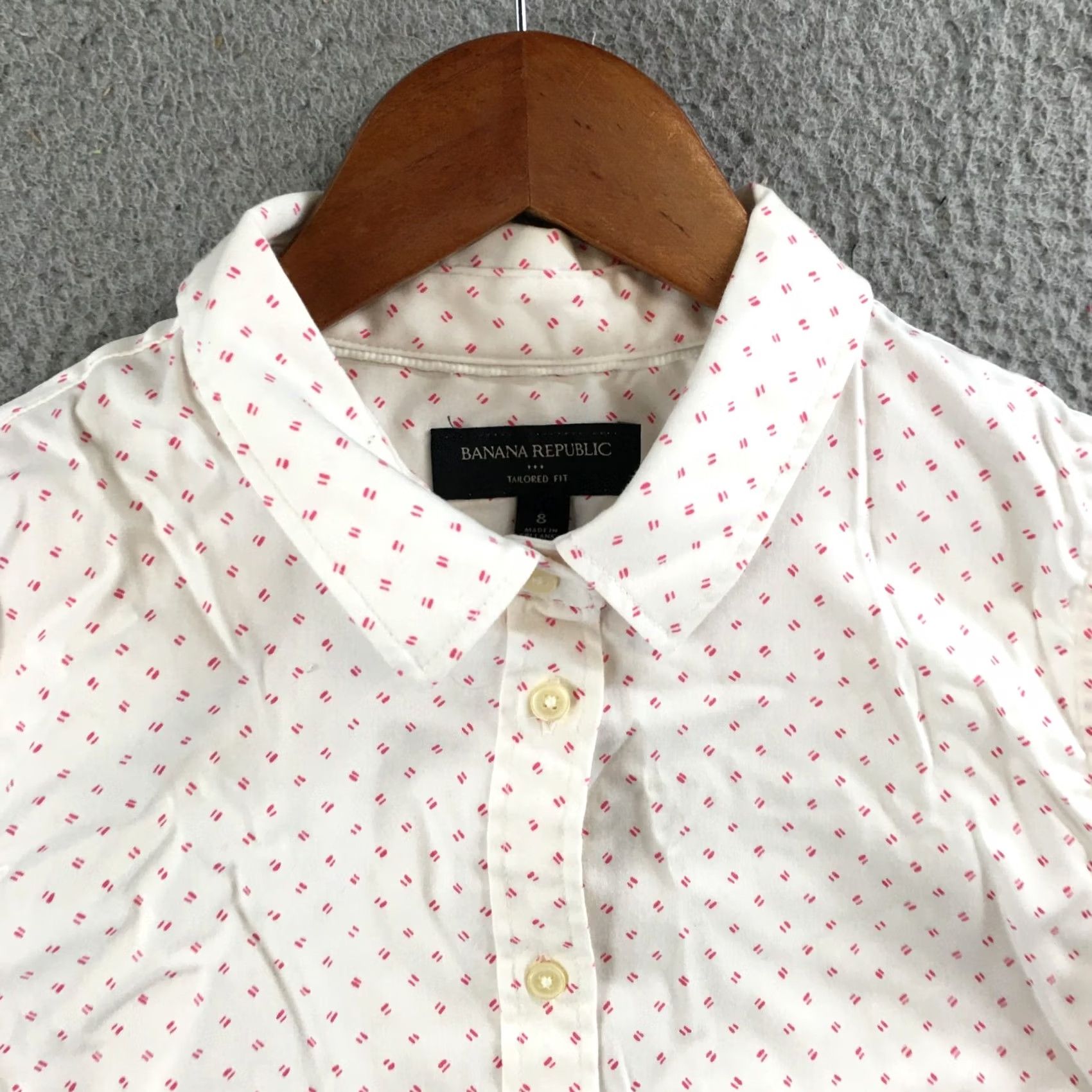 Banana Republic Banana Republic Button Up Shirt Womens 8 Sleeveless Cotton White Size M / US 6-8 / IT 42-44 - 3 Thumbnail