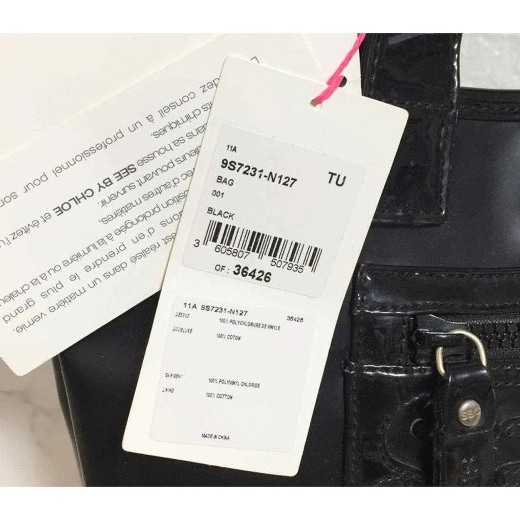 See by Chloe NWT See By Chloe Black Structured Tote with Modern Aesthetic Size ONE SIZE - 4 Thumbnail