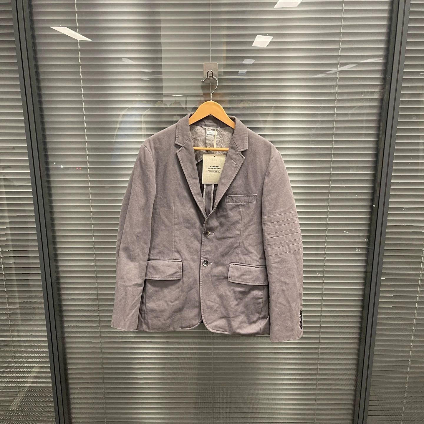 Thom Browne Gray Light Jacket with Button Closure - Size S Size US S / EU 44-46 / 1 - 1 Thumbnail