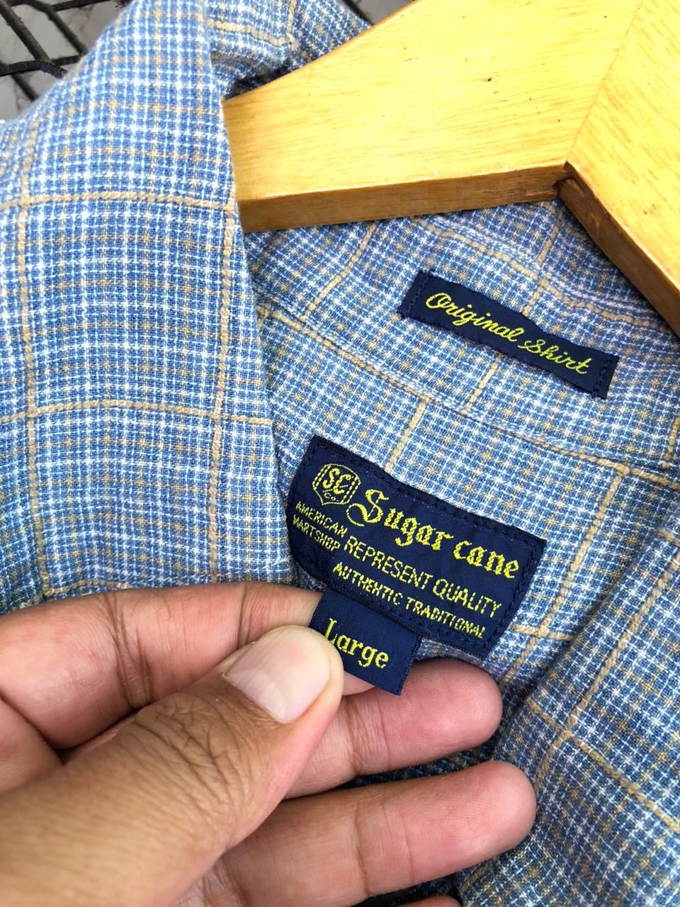 Sugar Cane SUGAR CANE TOYO ENTERPRISE PLAID BUTTON SHIRT Size US L / EU 52-54 / 3 - 3 Thumbnail