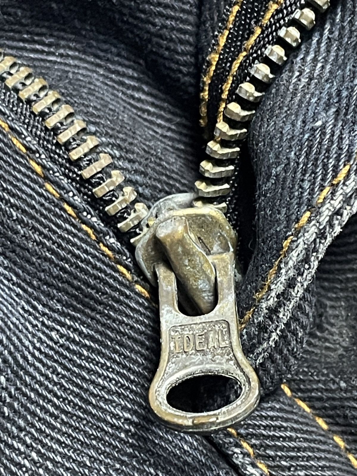 Tornado Mart 291295=Homme - Buckle Back Bikers Denim Pants Size US 31 - 6 Thumbnail