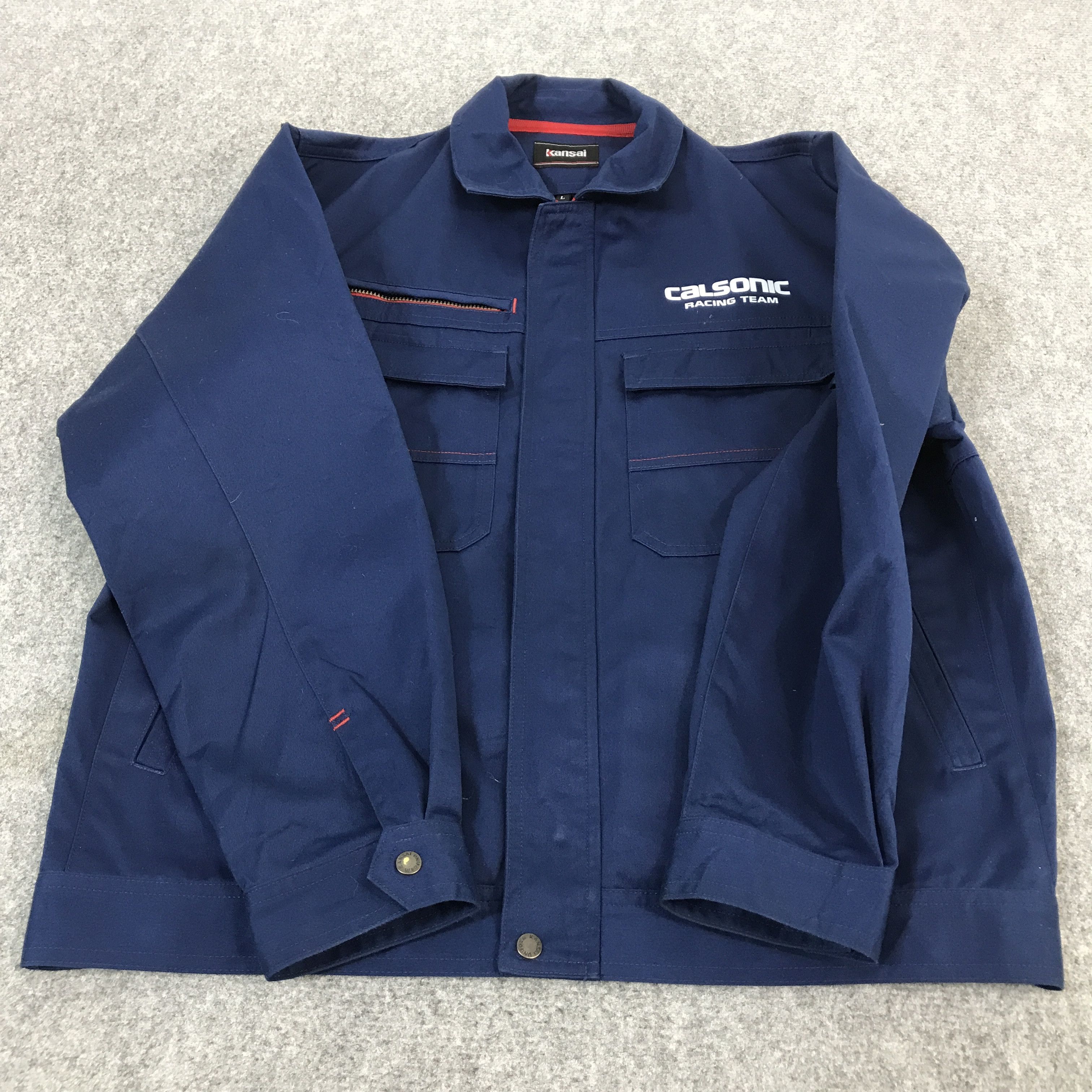 Japanese Brand CALSONIC RACING TEAM NISSAN F1 JAPAN JACKET Size US L / EU 52-54 / 3 - 8 Thumbnail