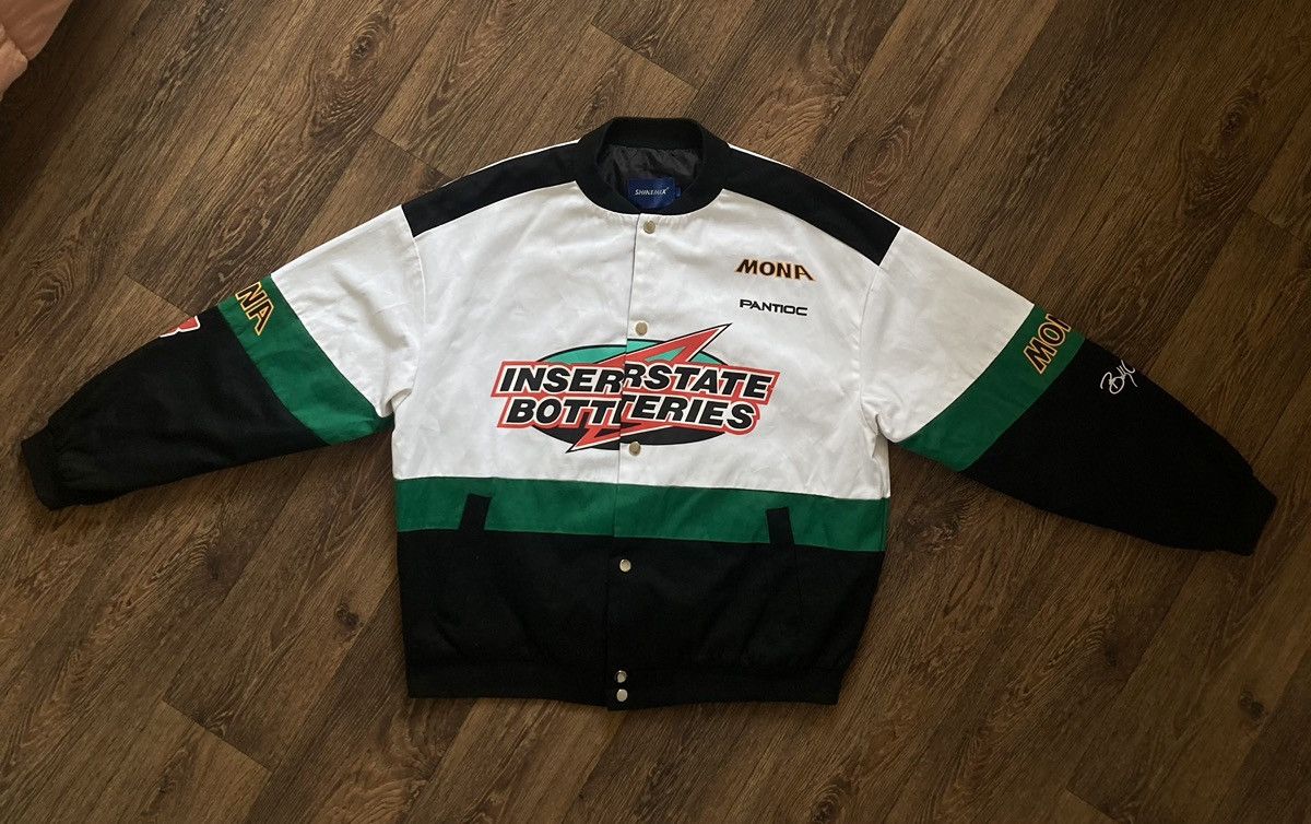 Vintage Vintage NASCAR Formula 1 Interstate Botteries Racing Jacket Size US XL / EU 56 / 4 - 4 Thumbnail