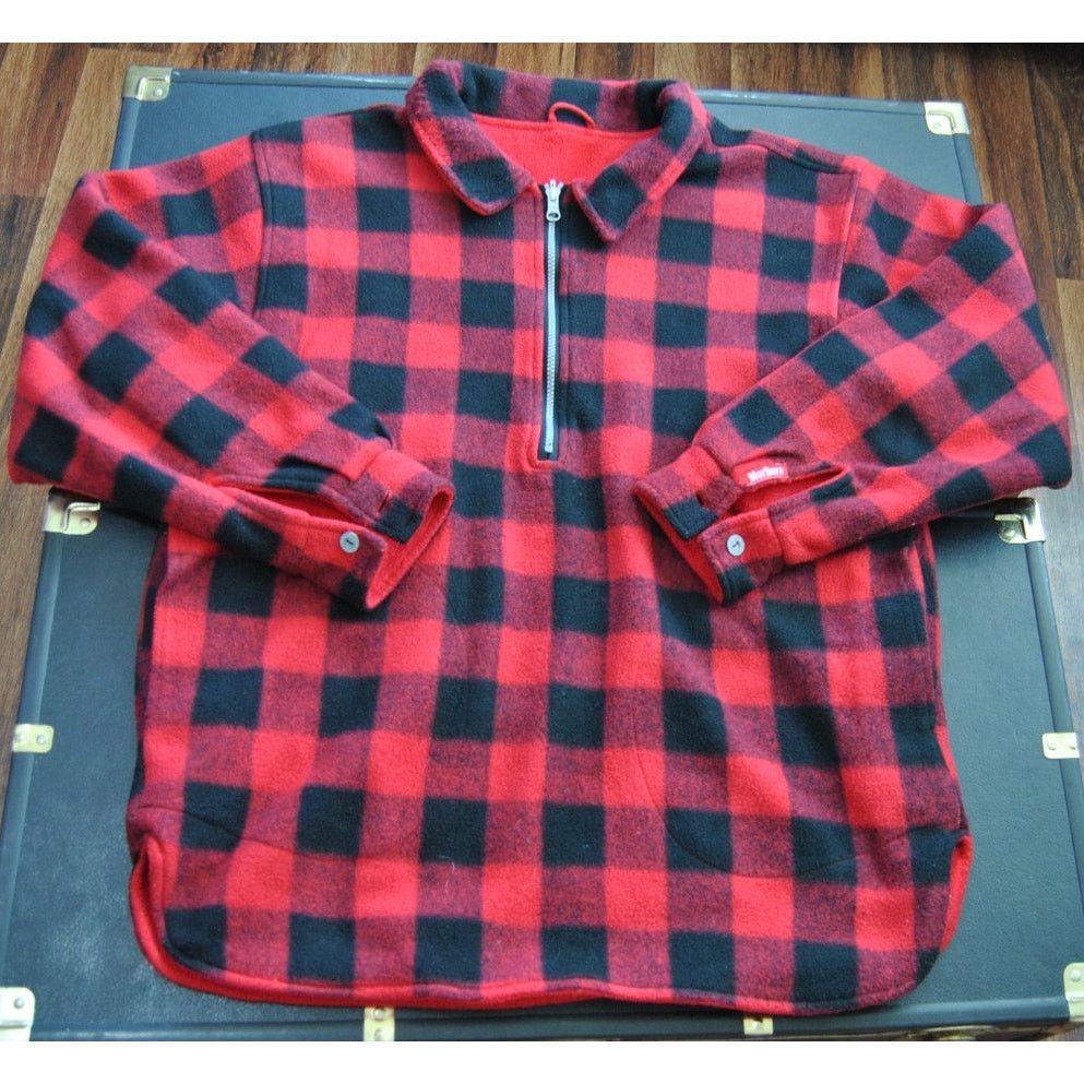 Marlboro Marlboro Reversible Quarter zip Plaid Sweater Red Size US L / EU 52-54 / 3 - 1 Thumbnail