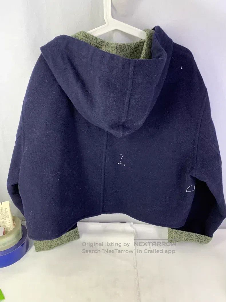 Loewe Loewe Logo Decorated Wool Jacket Size S / US 4 / IT 40 - 2 Thumbnail