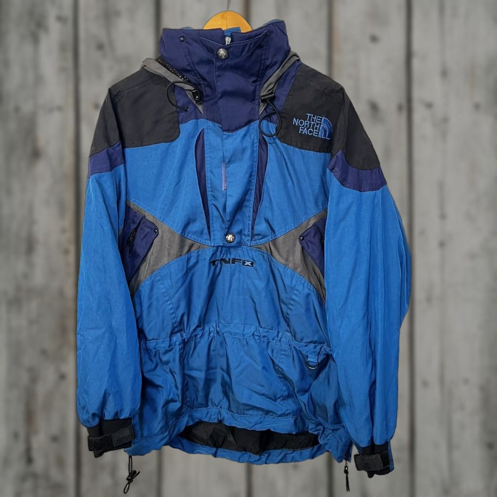 Vintage The North Face Jacket Medium TNF X Series Outdoors Rain Coat Windbreaker Logo 80s 90s Classic Retro USA Mens