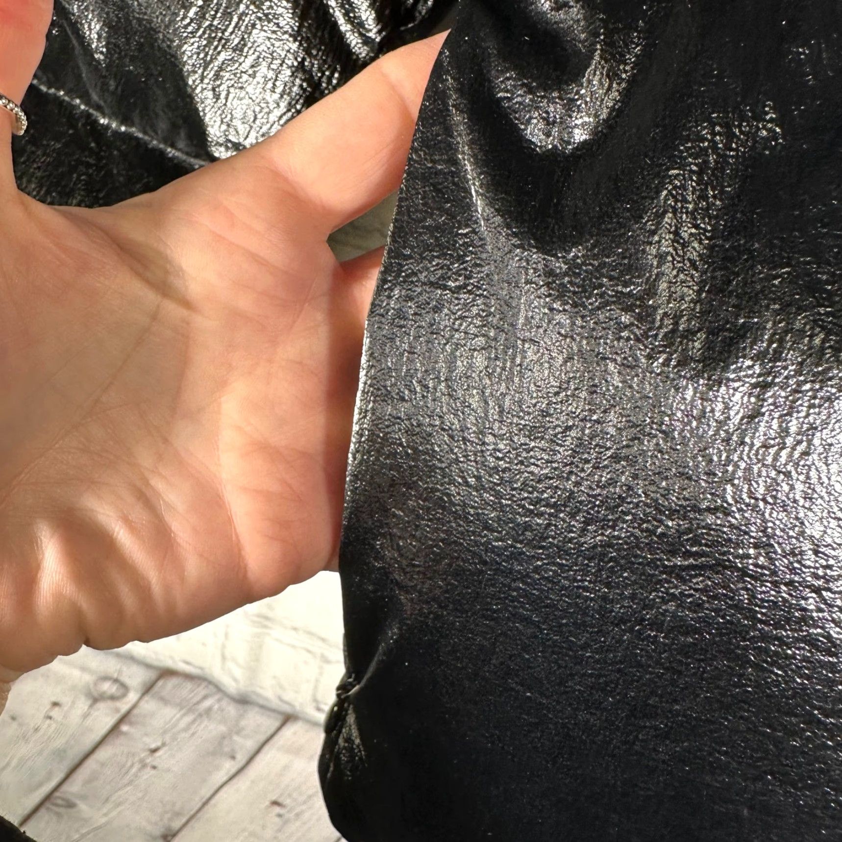 Vintage VINTAGE? No. The Recycled Planet Company Black Puffer Jacket Coat Women L Full Zip Quilted Zipper Snap Pocket Size L / US 10 / IT 46 - 5 Thumbnail