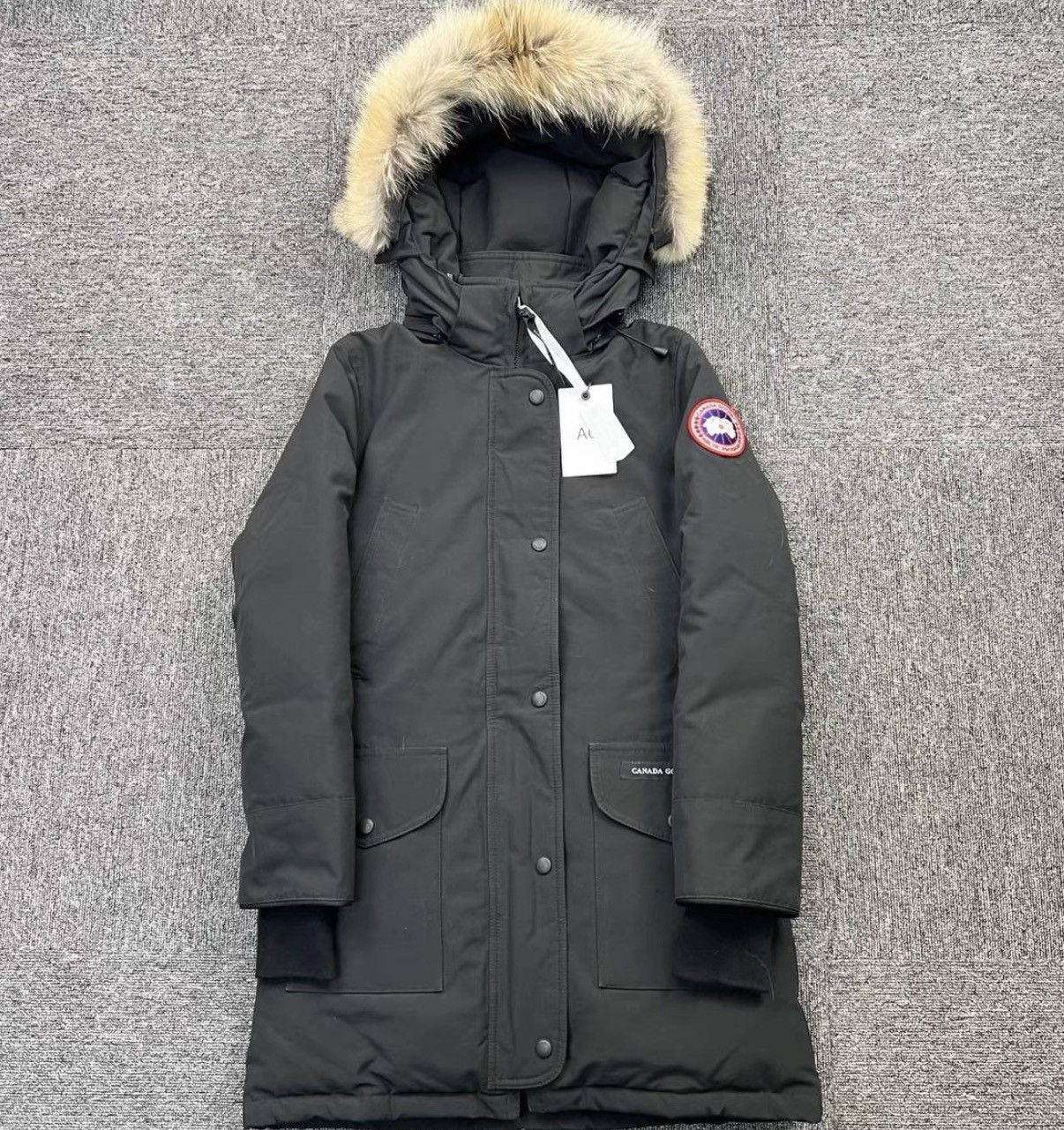 Canada Goose Canada Goose / Black Waist-Tie Parka Down Jacket K12 Size XS / US 0-2 / IT 36-38 - 1 Thumbnail