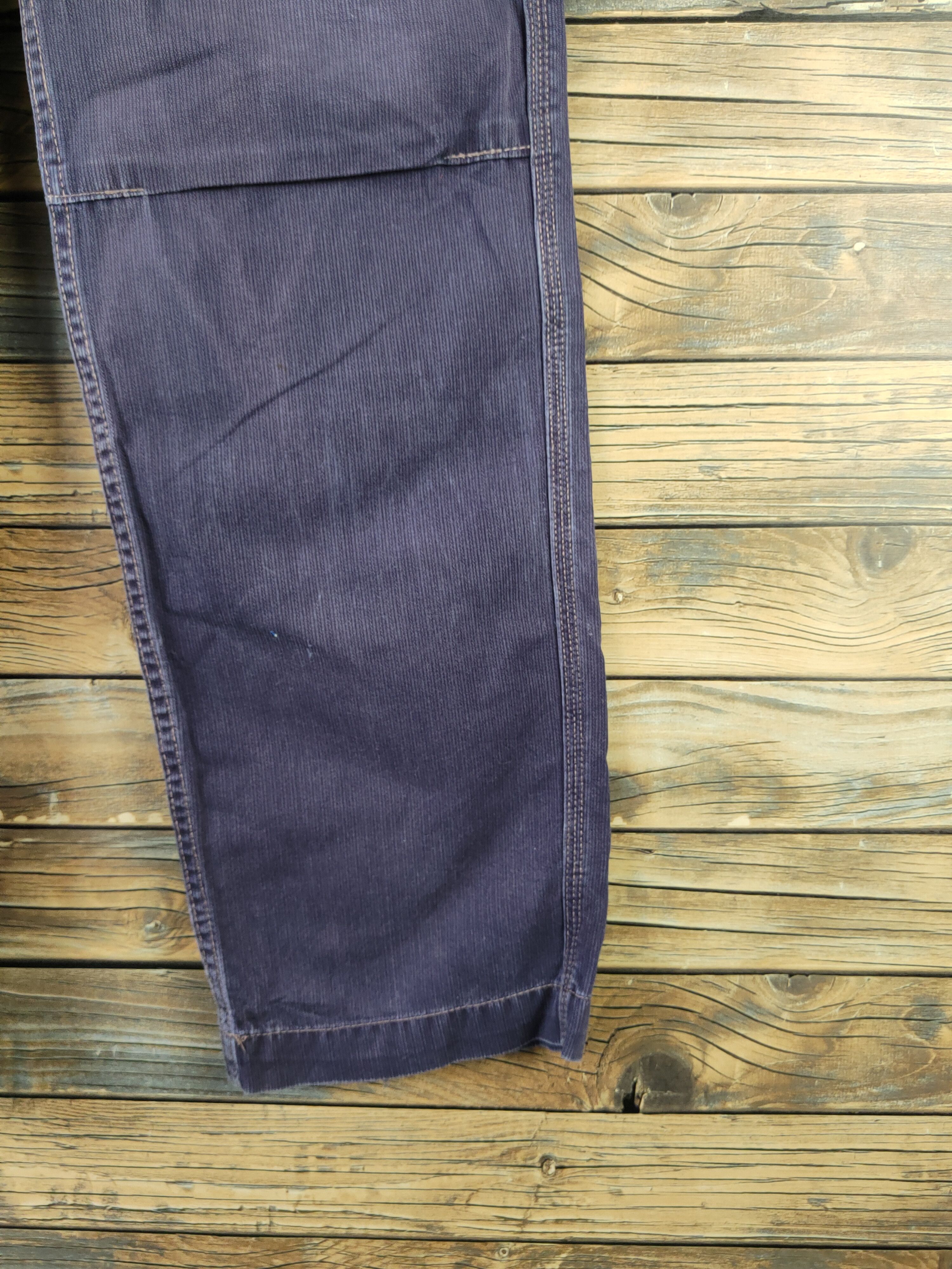 Japanese Brand DL Dogman Purple Faded Multipocket Cargo Pants #1956 Size US 29 - 9 Thumbnail