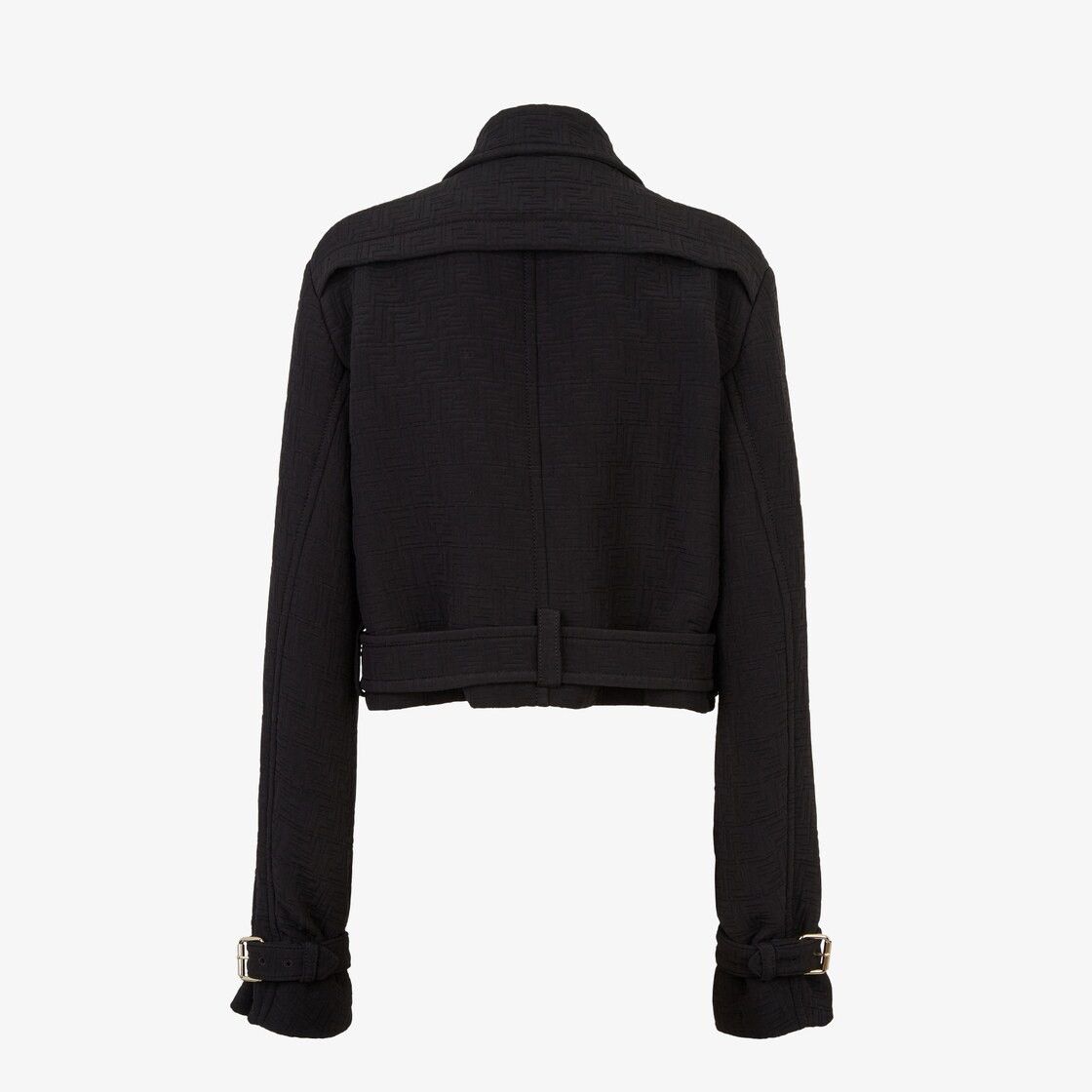 Fendi o1w1db10425 Blouson Jacket in Black Size M / US 6-8 / IT 42-44 - 3 Thumbnail