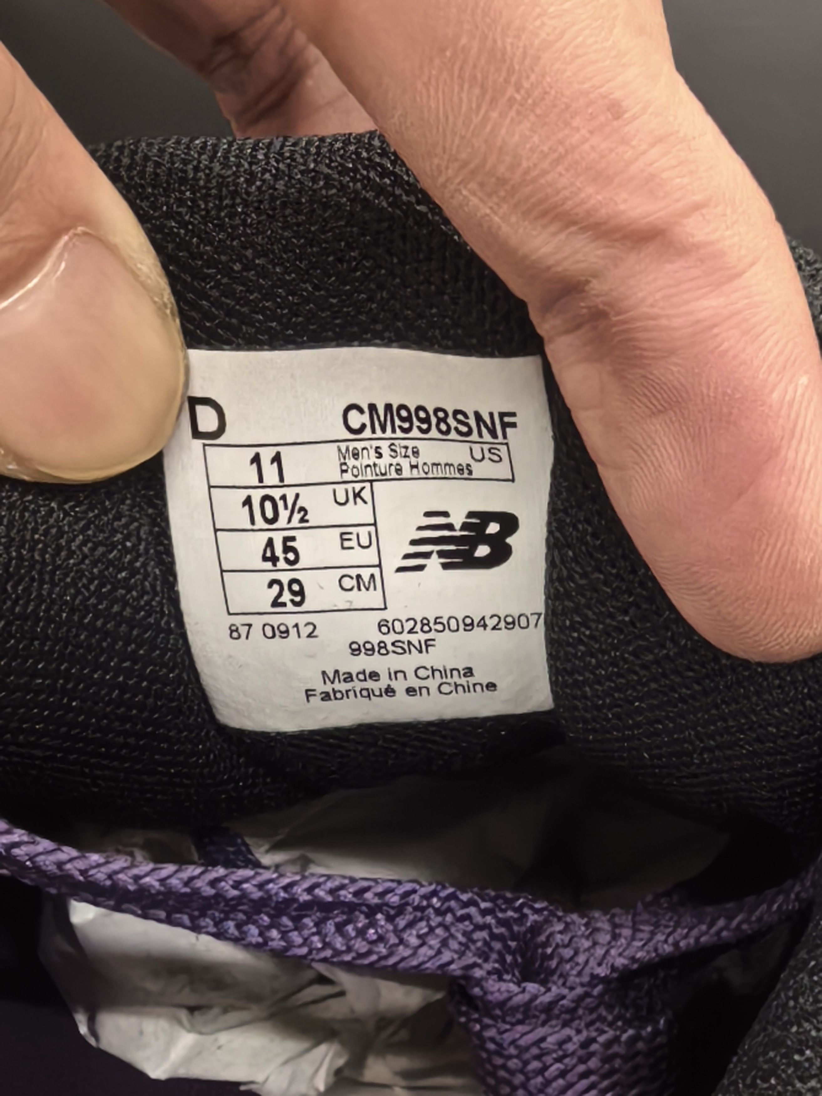 New Balance New Balance 998 Sneaker Freaker Tassie Devil Sz. 11 (2013) Size US 11 / EU 44 - 13 Thumbnail