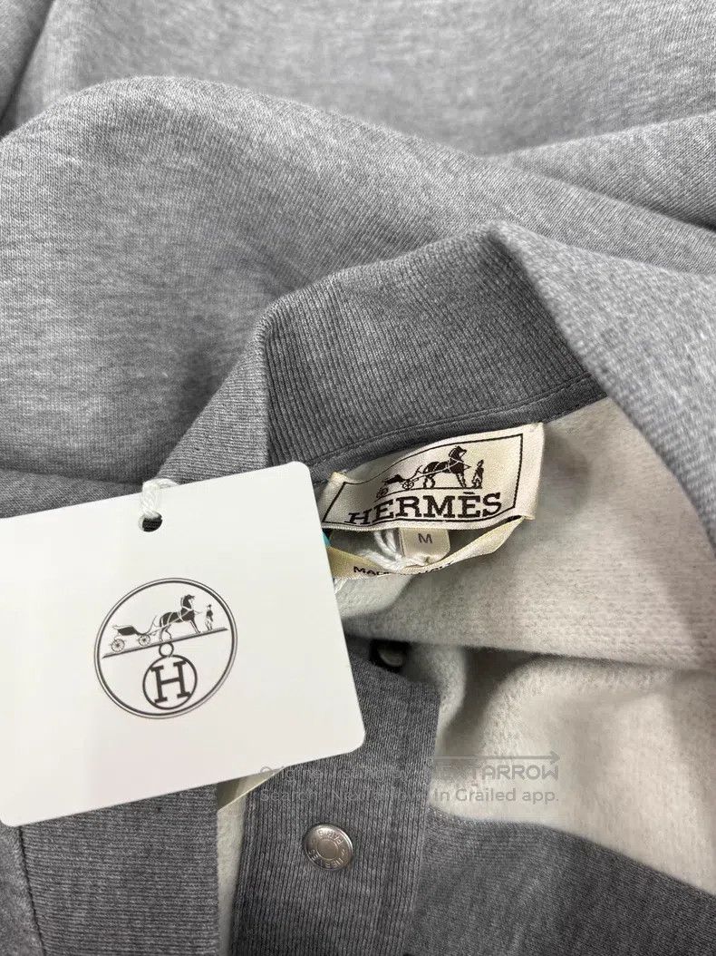 Hermes Hermes Autumn-Winter Grey Baseball Jacket, Unisex Size US M / EU 48-50 / 2 - 4 Thumbnail