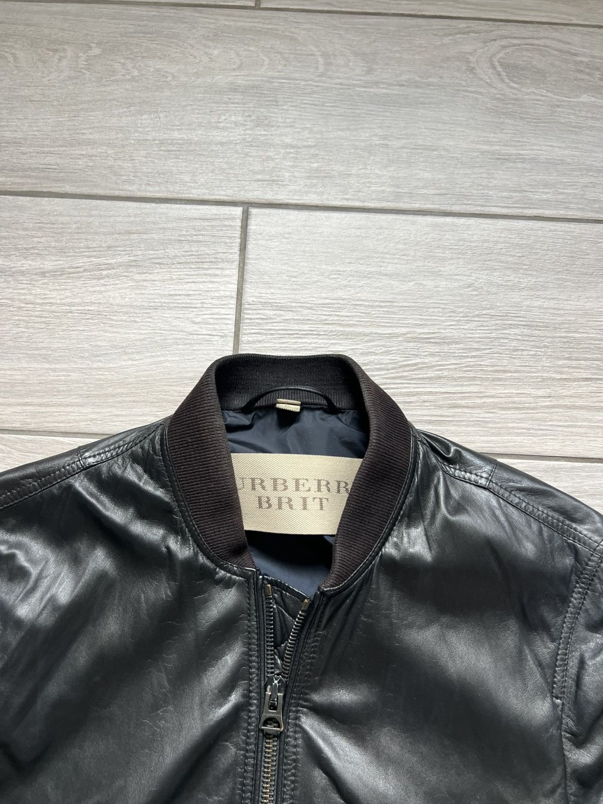 Burberry Burberry Brit Leather Jacket Men's Size XS Size US S / EU 44-46 / 1 - 8 Thumbnail