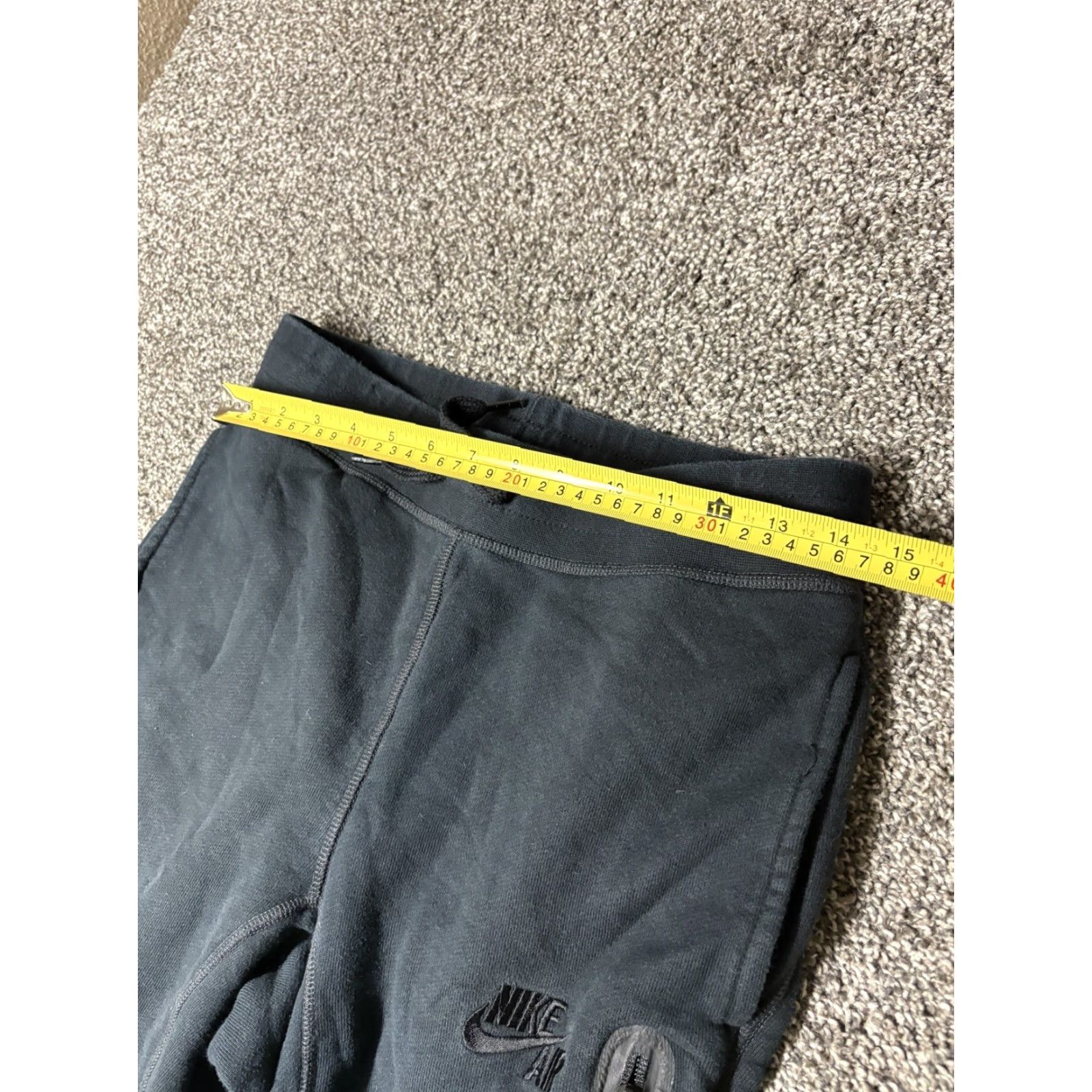 Nike Nike Air Pivot Jogger Sweatpants Men Small Black Fleece 687054 Size US 29 - 3 Thumbnail