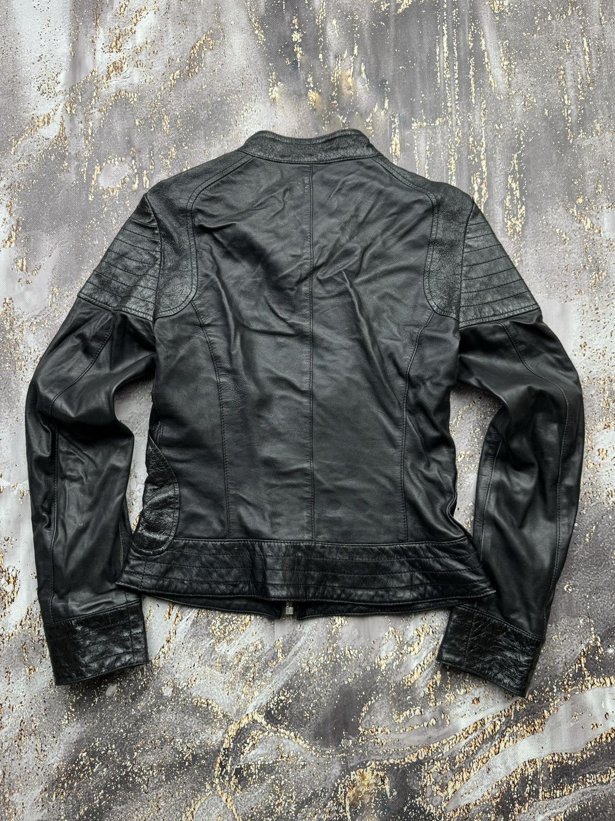 Genuine Leather Miss Sixty Vintage Leather Biker Jacket Size S / US 4 / IT 40 - 10 Thumbnail