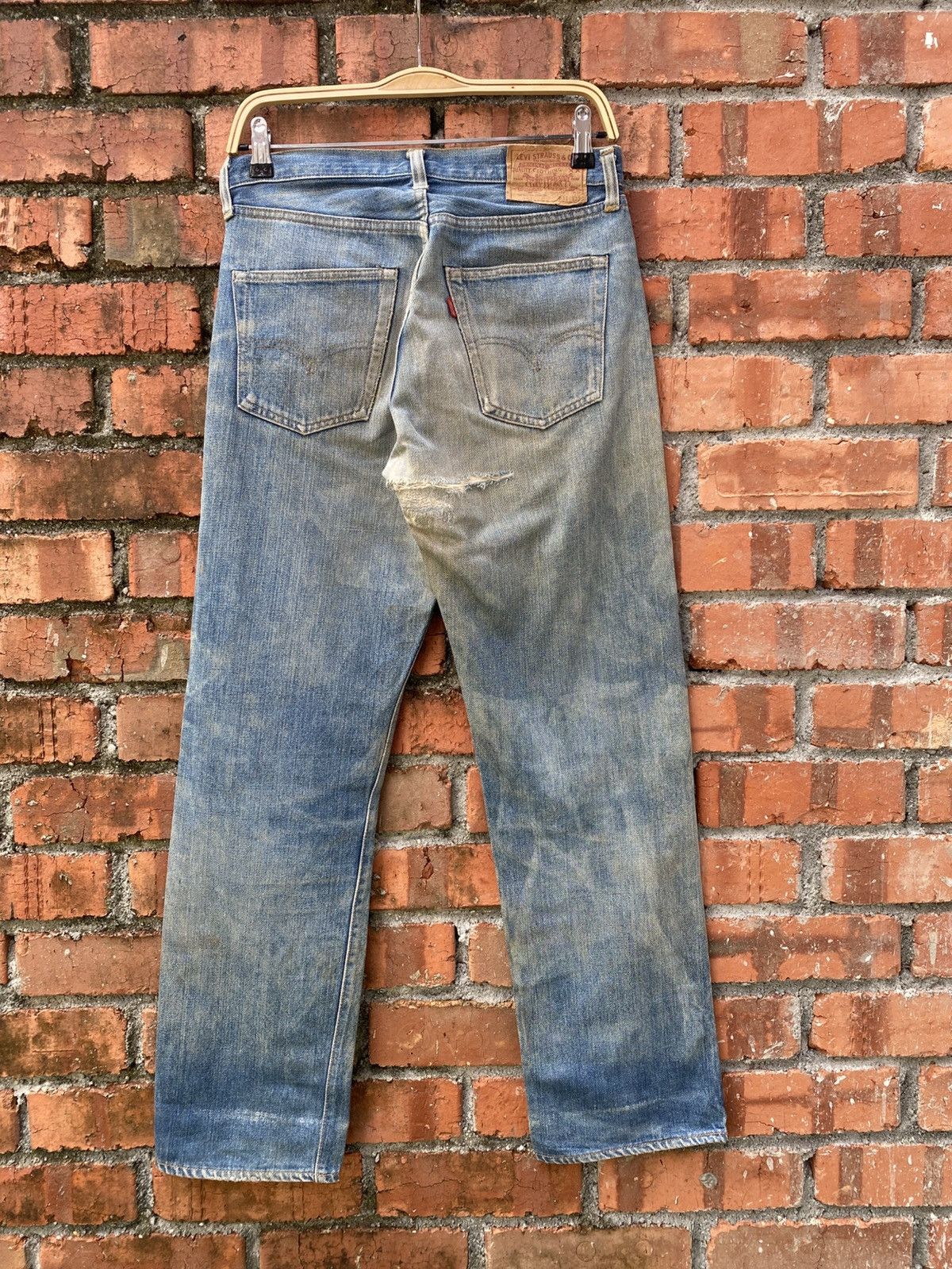 Levi's Vintage Clothing W31x30 Vintage levi's 501 redline distressed repaired USA #6 Size US 31 - 2 Thumbnail