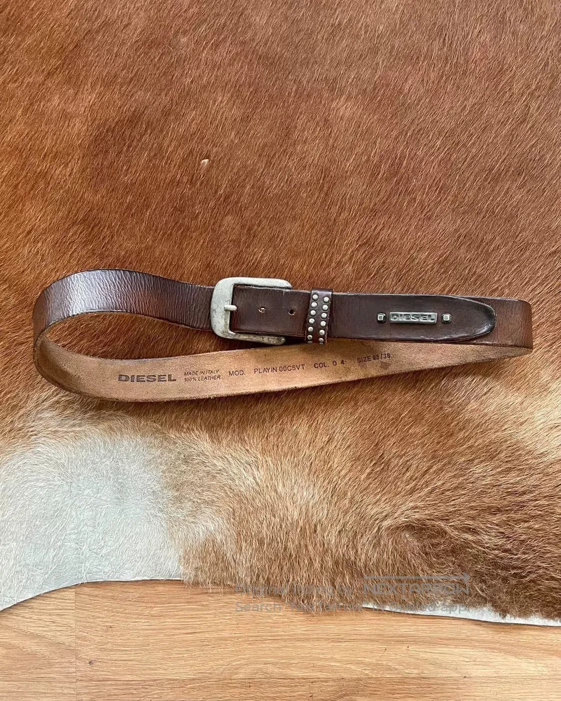 Diesel Diesel Vintage Western Brand Belt. Size ONE SIZE - 1 Thumbnail