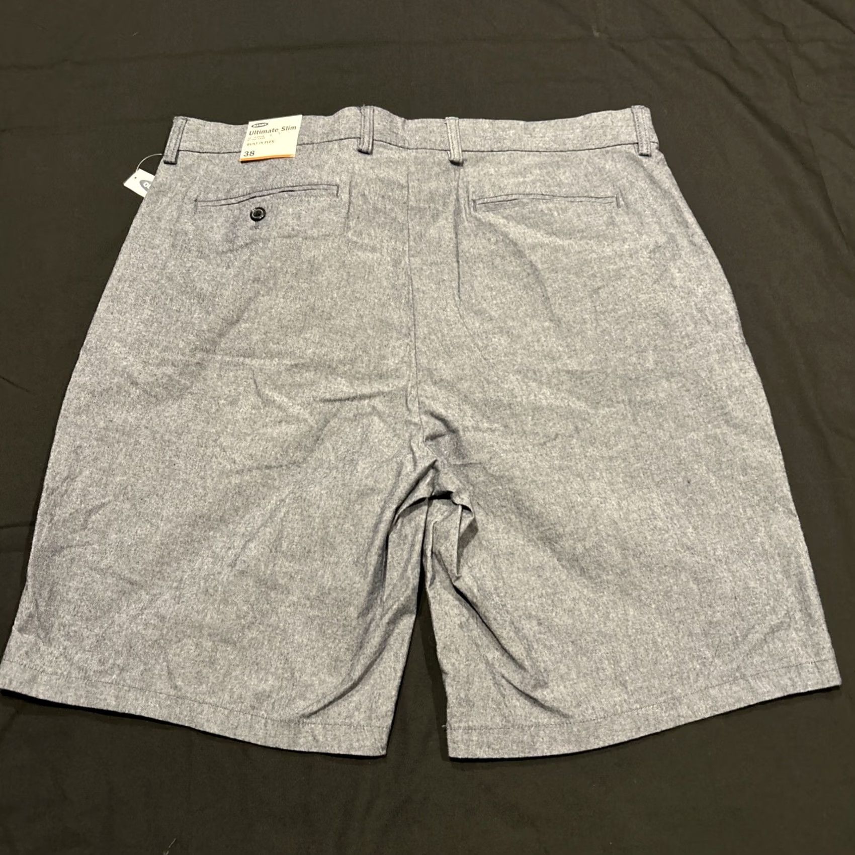 Old Navy Old Navy Shorts Mens 38 Flat Front Slim Built-in Flex NWT Gray A34 Size US 38 / EU 54 - 4 Thumbnail