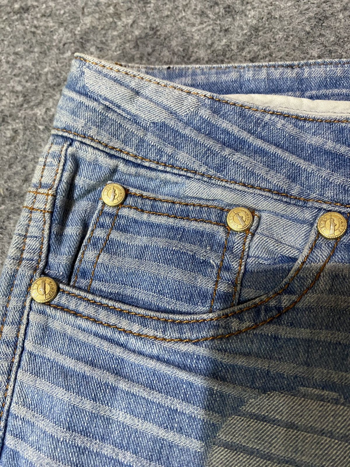 Kenzo Kenzo Paris Jungle Polkadot Denim Pants Size 26" / US 2 / IT 38 - 6 Thumbnail