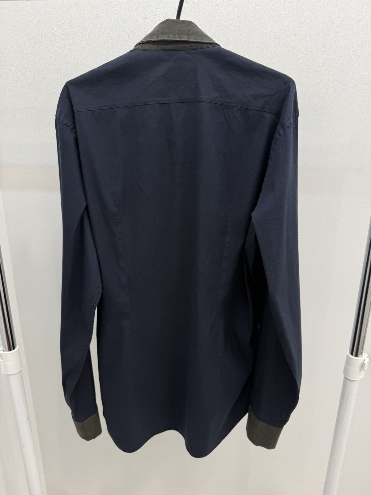 Prada Prada Two Tone Cotton Button Up Shirt Size US L / EU 52-54 / 3 - 2 Thumbnail