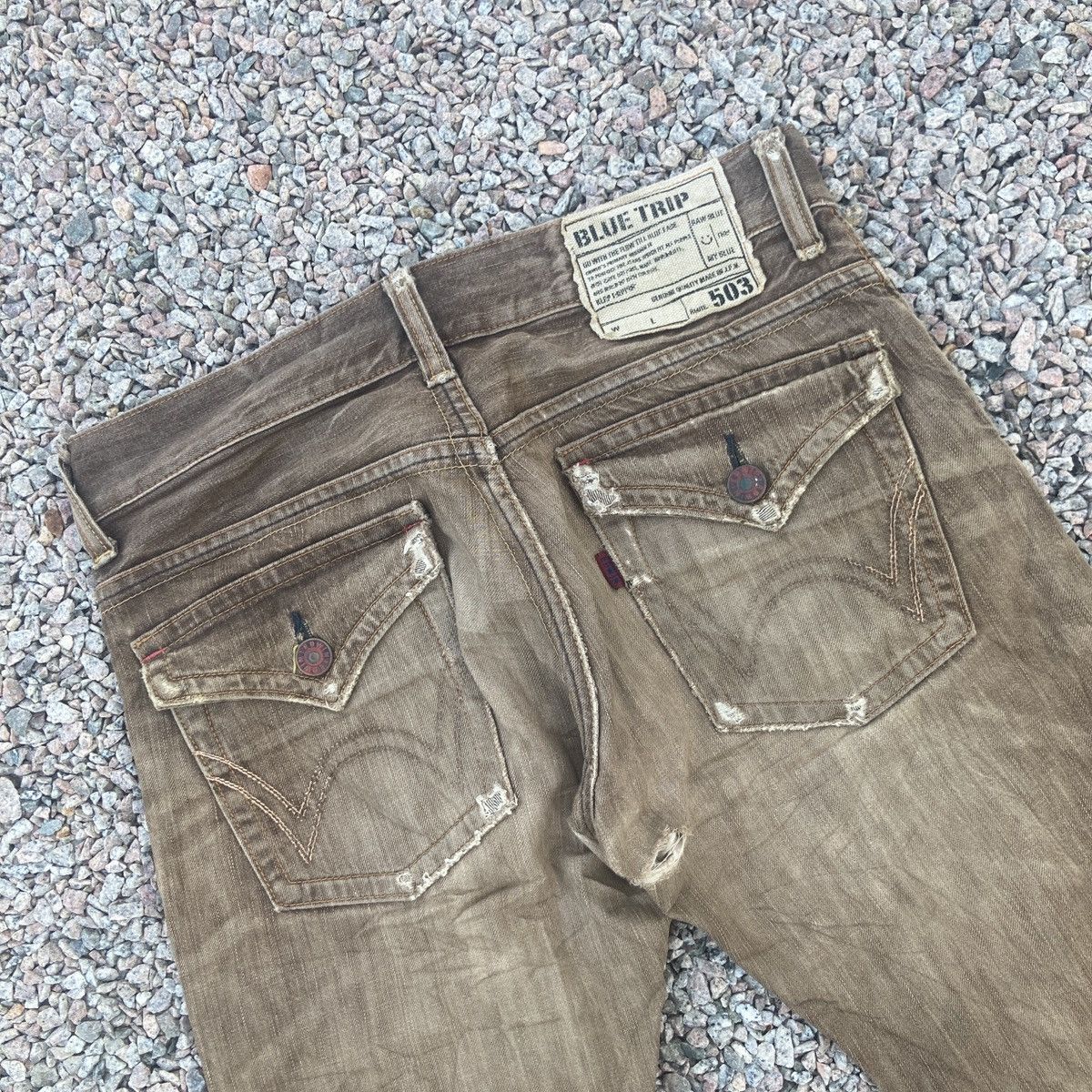 Edwin EDWIN 503 BLUE TRIP BOOTCUT FLARE JEANS Size US 30 / EU 46 - 10 Thumbnail