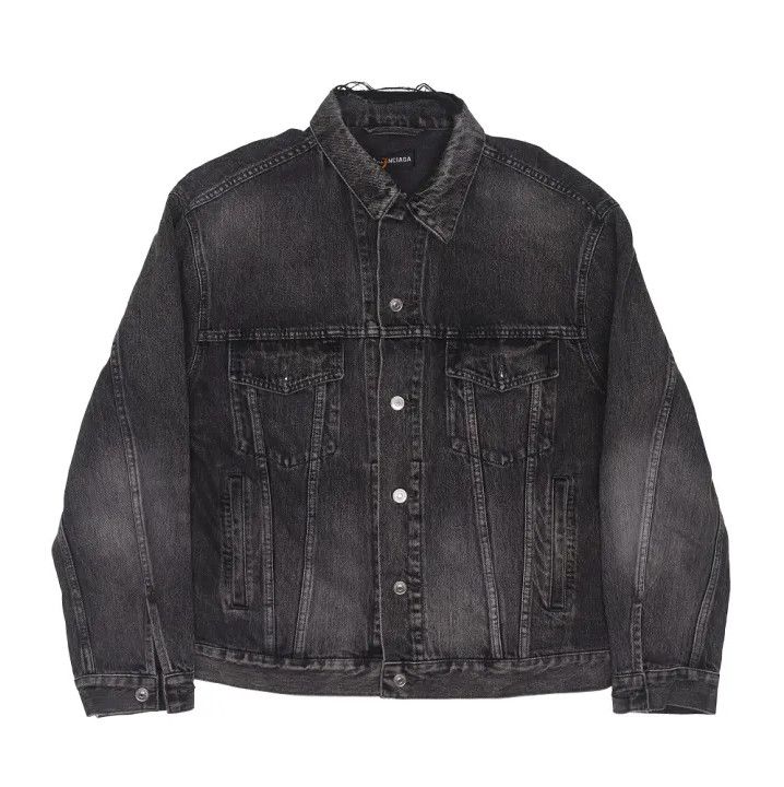 Balenciaga Balenciaga Black Casual Denim Jacket Size US M / EU 48-50 / 2 - 1 Thumbnail