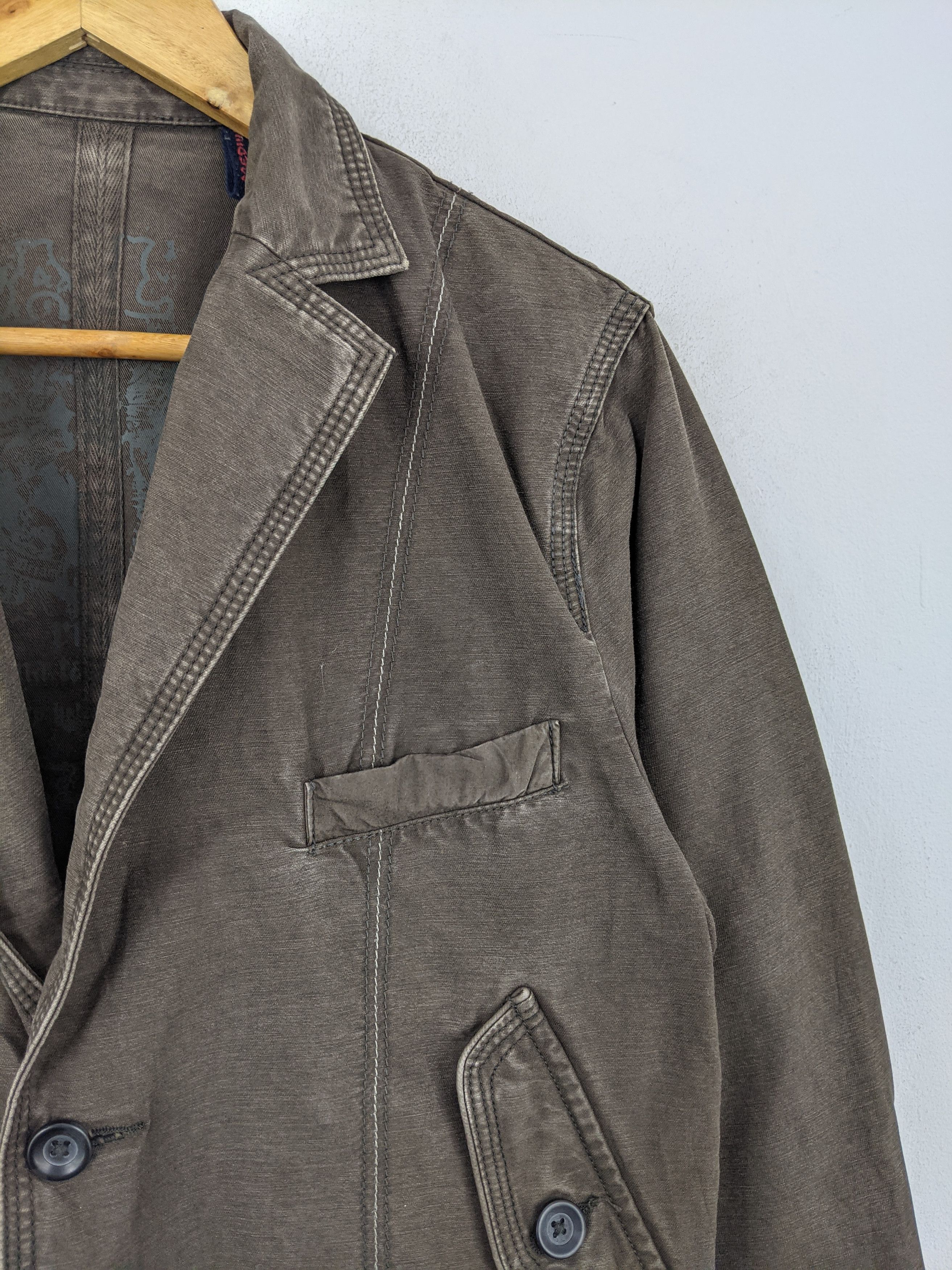 Japanese Brand Vintage Japanese Brand Multi Pocket Blazer Jacket MJ0121Z Size US M / EU 48-50 / 2 - 7 Thumbnail