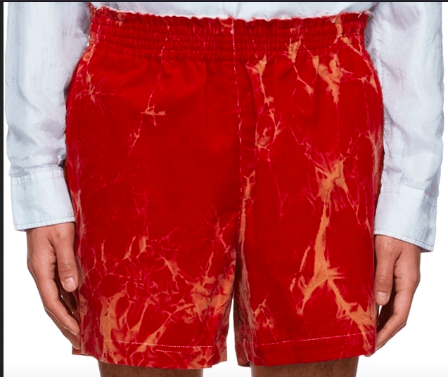Camiel Fortgens Camiel Fortgens Red Cotton Shorts Size US 30 / EU 46 - 1 Thumbnail