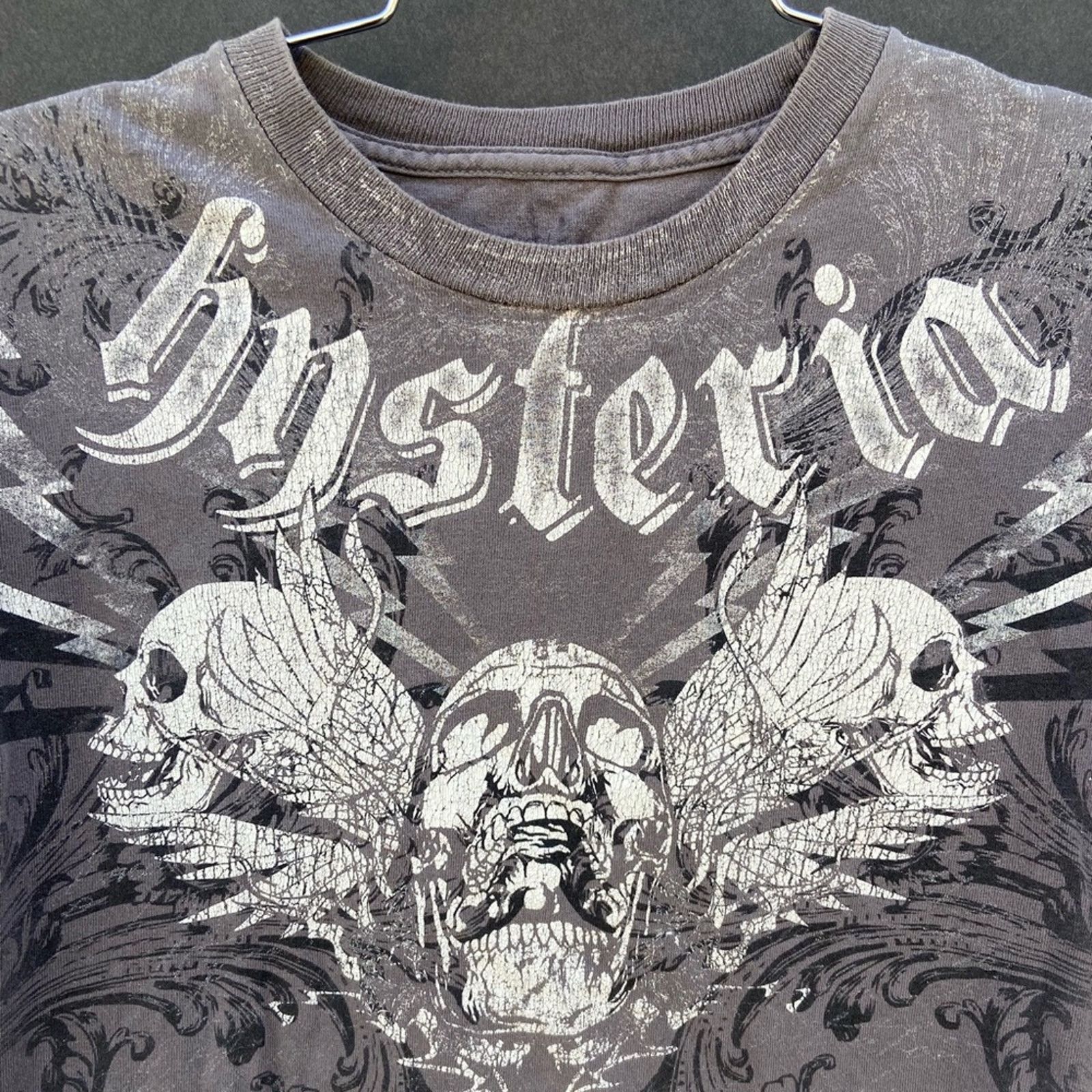 Vintage VTG Hysteria t-shirt— Affliction-esque Size L / US 10 / IT 46 - 7 Thumbnail