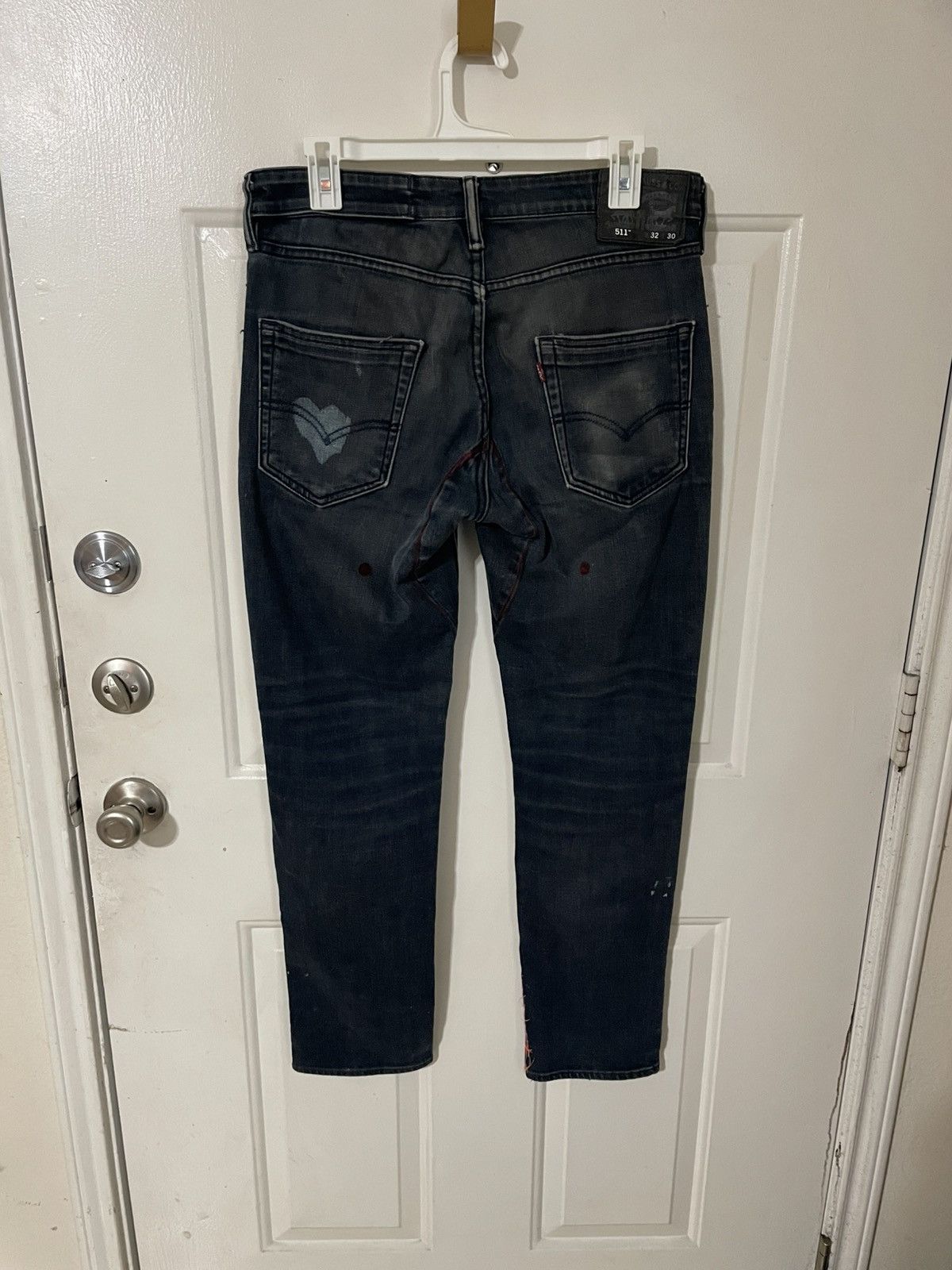 Levi's Daperdashery x Levi’s 511 custom made denim jeans Size US 32 / EU 48 - 6 Thumbnail