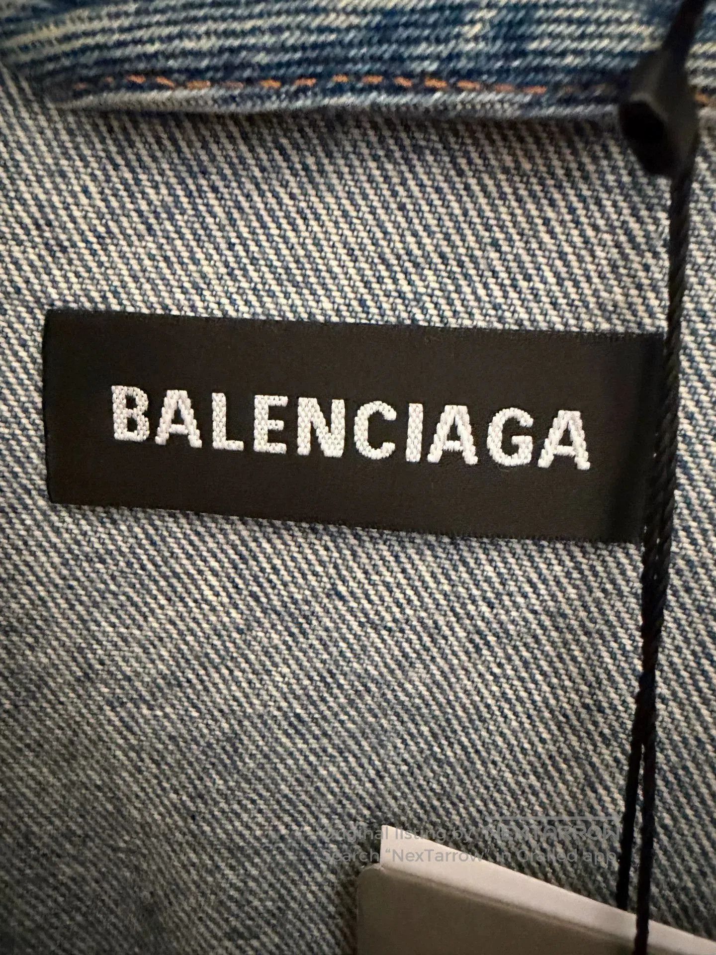 Balenciaga balenciaga multi-language denim jacket size 50. Size US L / EU 52-54 / 3 - 3 Thumbnail