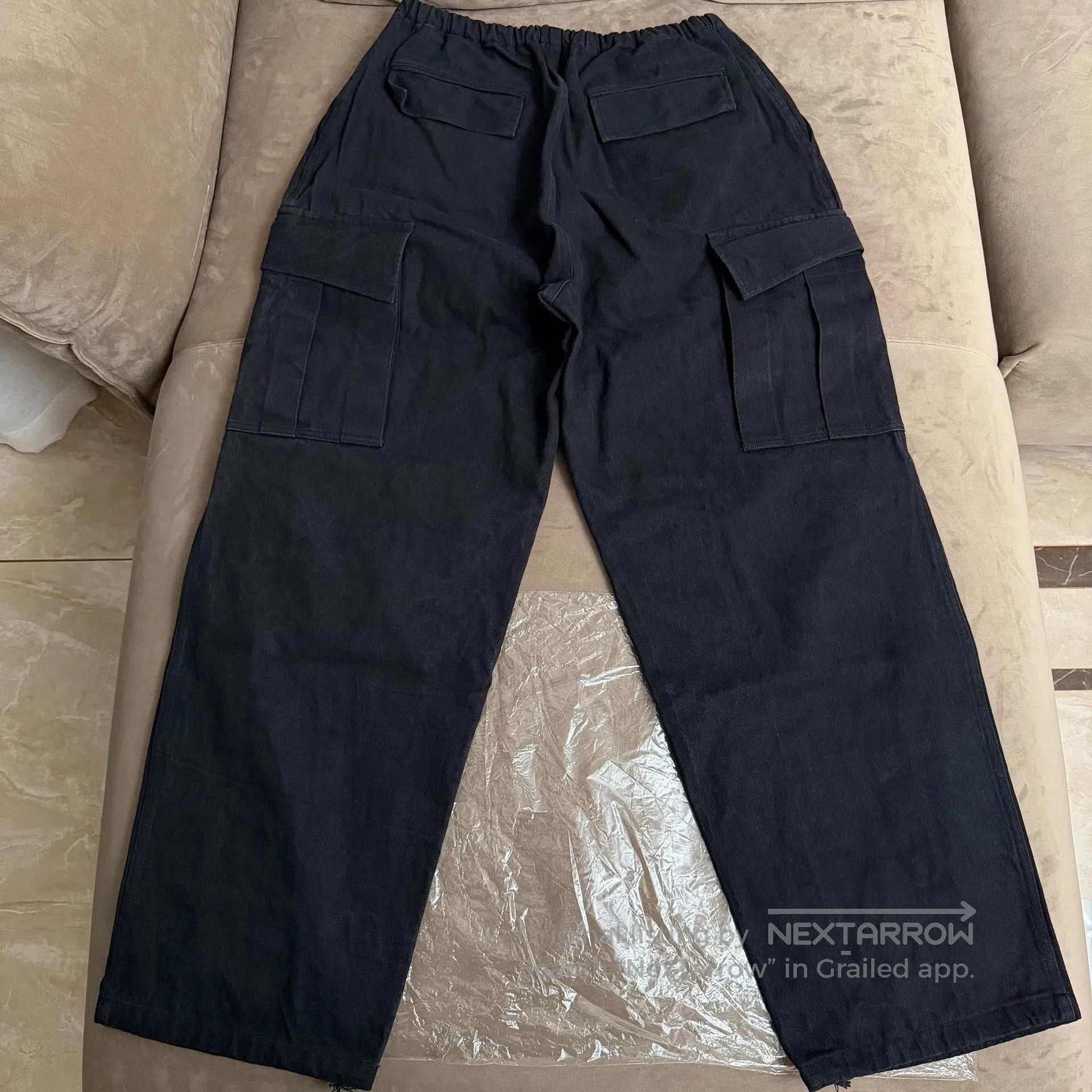 Comoli COMOLI 25SS Black Drill 6P Pants. Size US 26 / EU 42 - 2 Thumbnail