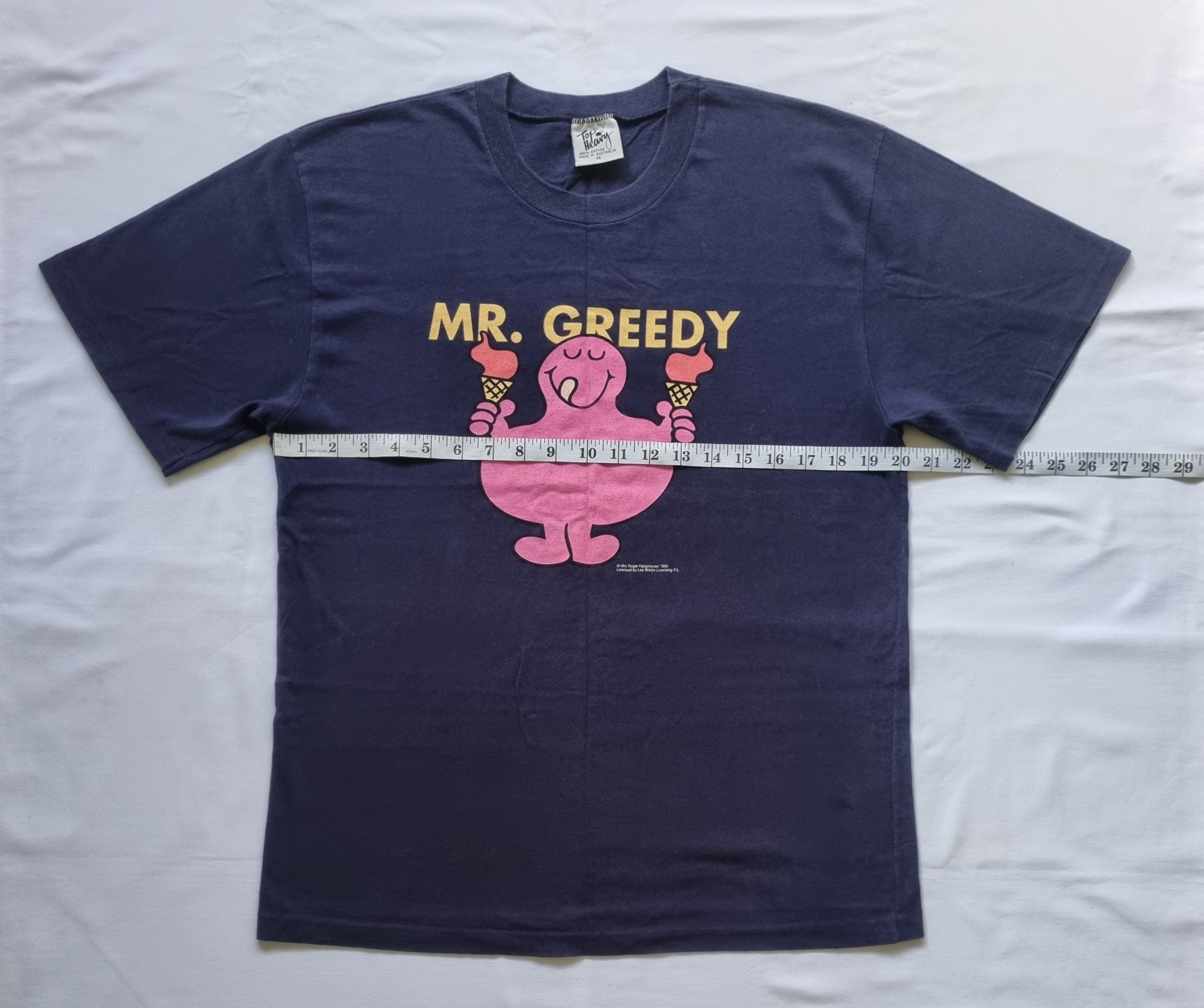 Man Made In Australia Mr. Greedy T Shirt. Size US M / EU 48-50 / 2 - 8 Thumbnail