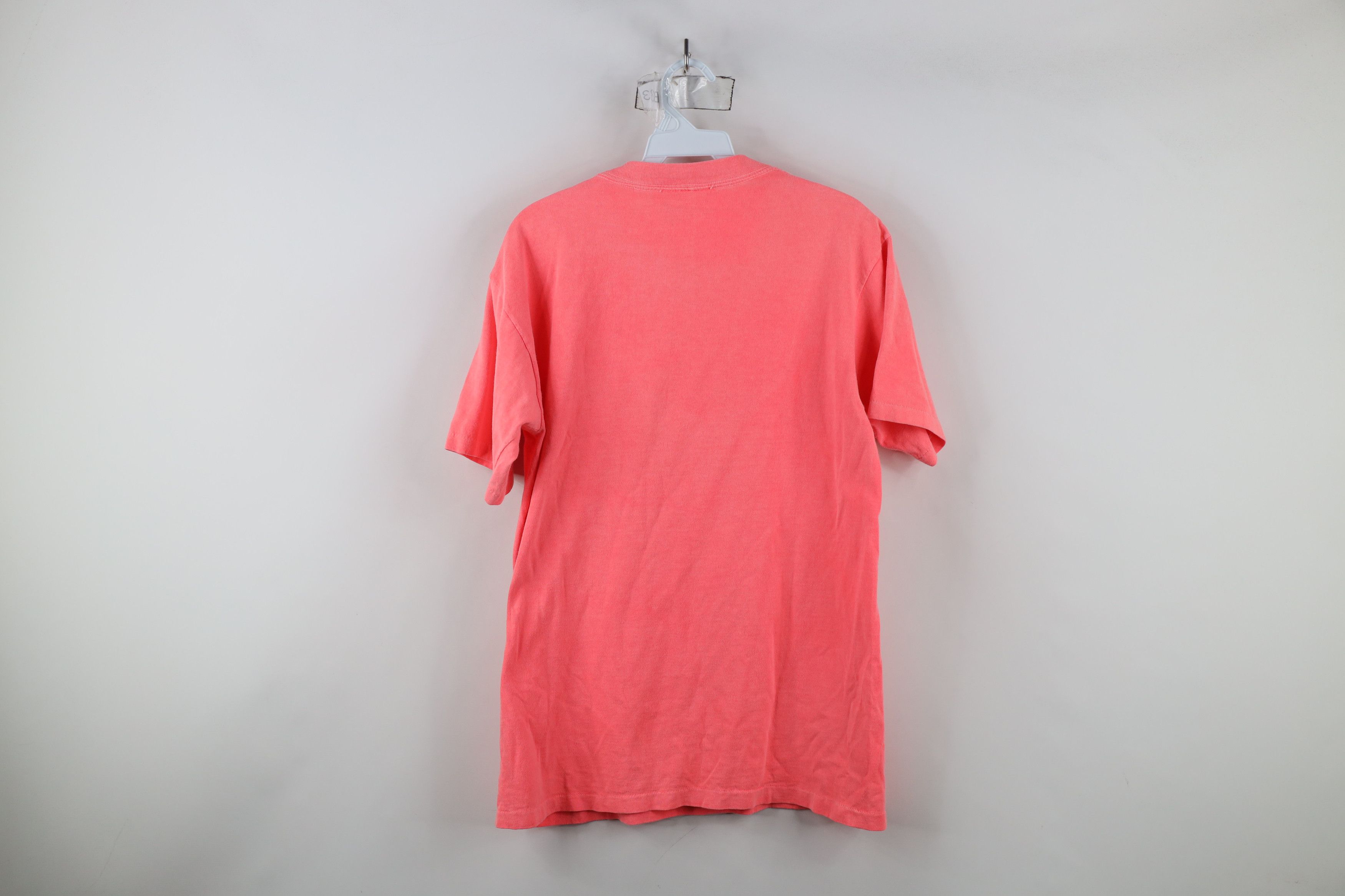 Vintage Vintage 90s Streetwear Spell Toledo Fish Art T-Shirt Pink Size M / US 6-8 / IT 42-44 - 9 Thumbnail