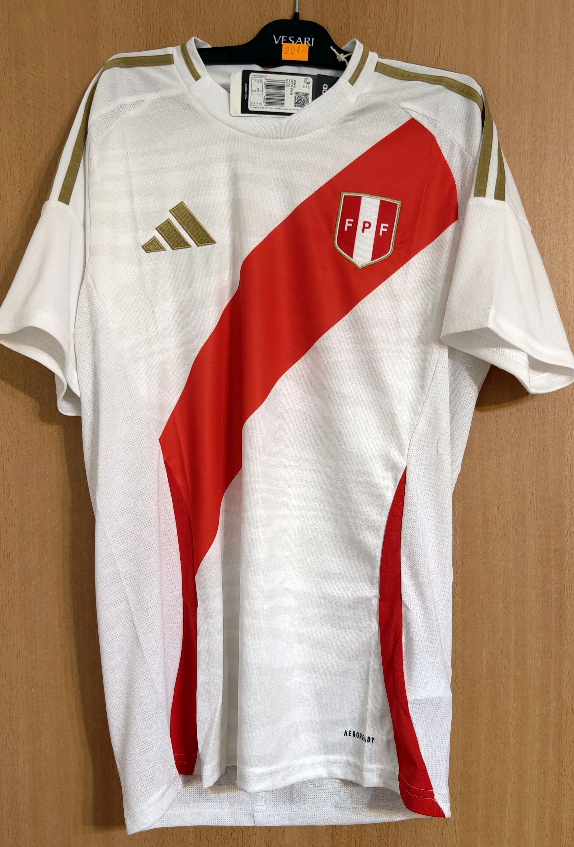 Adidas Peru 2024 FPF National team adidas football jersey Size US M / EU 48-50 / 2 - 1 Thumbnail