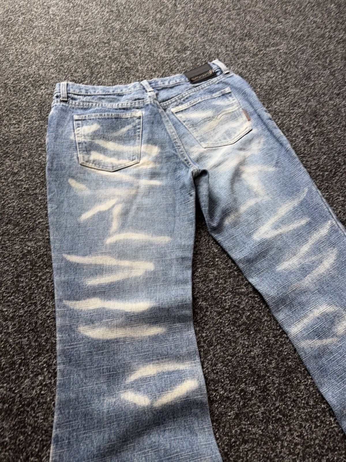 Japanese Brand Y2K Chilli Pepper Archive Flare Jeans Acid Wash Y2K Bootcut Size 30" / US 8 / IT 44 - 15 Thumbnail