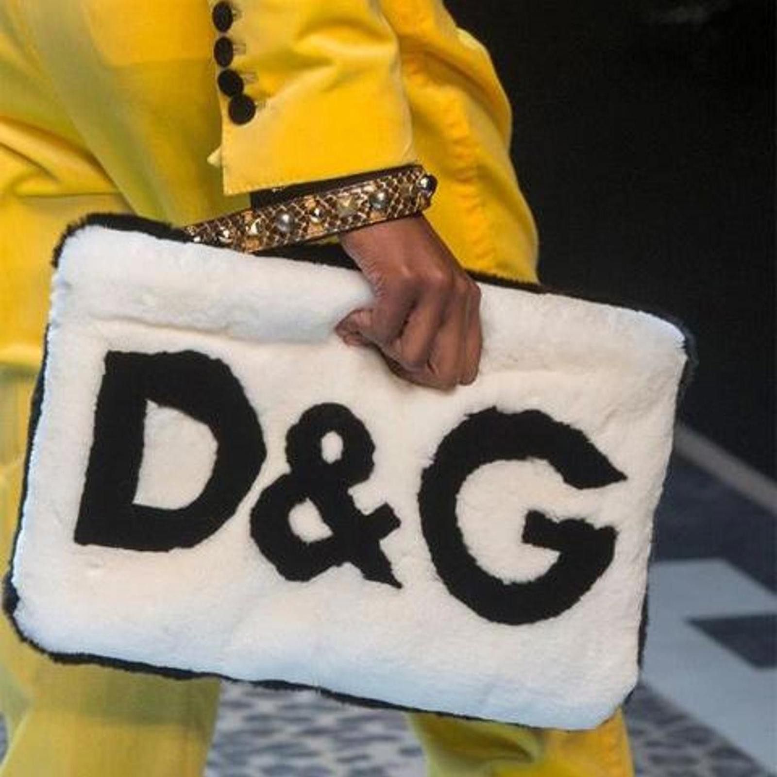 Dolce & Gabbana Dolce & Gabbana Women's Black and White Bag Size ONE SIZE - 2 Thumbnail