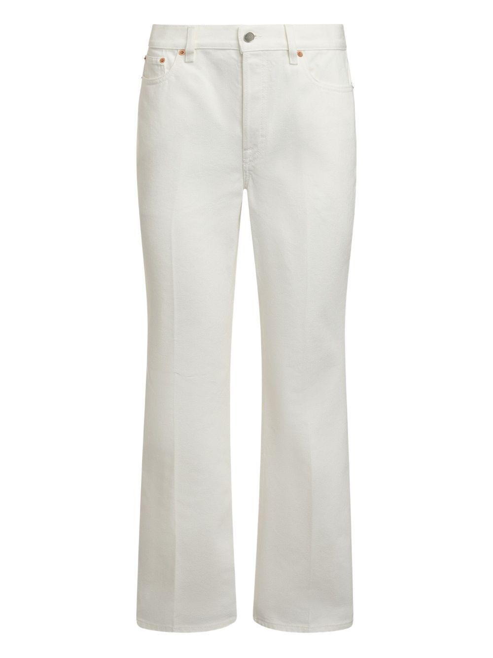 Gucci Gucci Pantaloni In Jersey Di Cotone Con Ricamo for