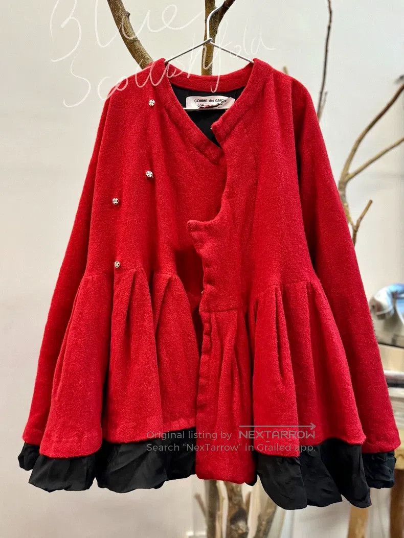 Comme des Garcons Comme Des Garcons Wool felting Chinese-style top Size S / US 4 / IT 40 - 1 Thumbnail